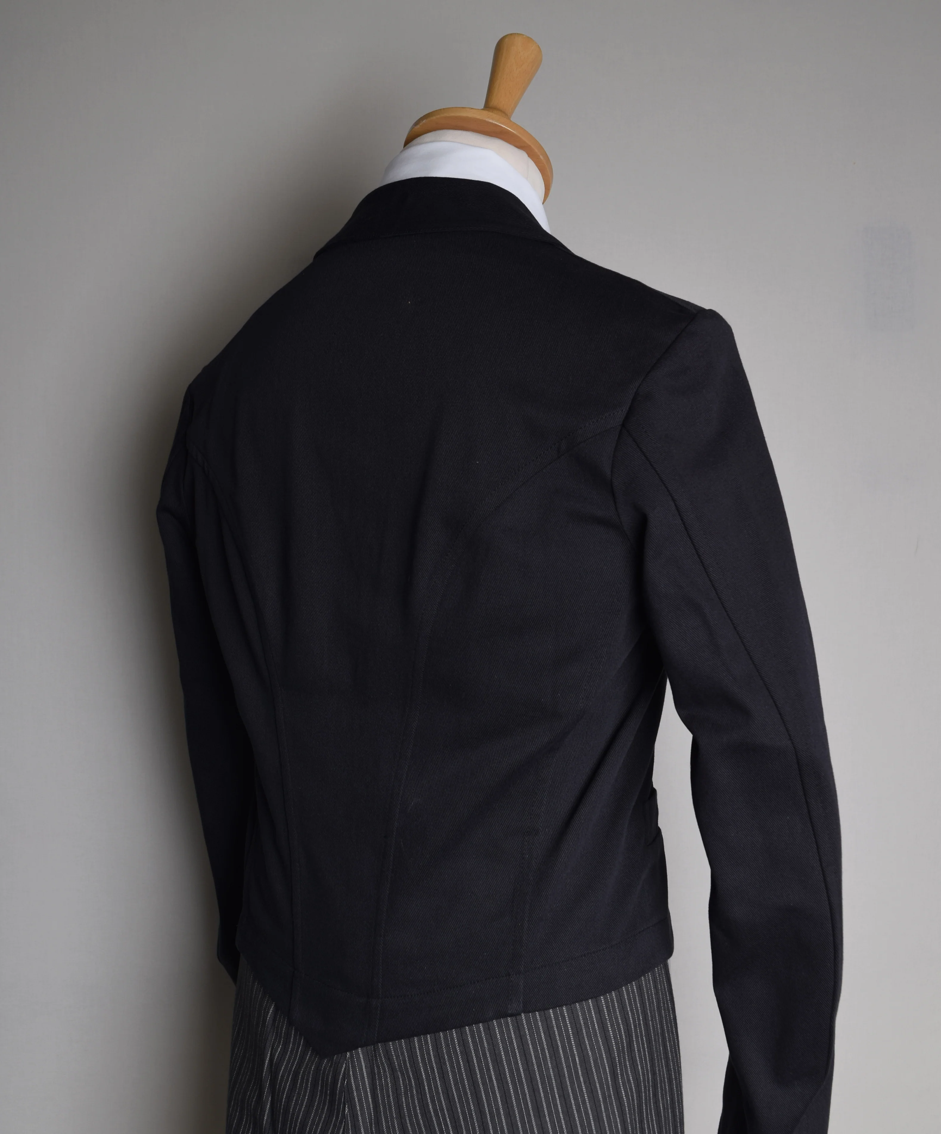 Black Cotton Drill Mess Jacket (JA117) - Image 3