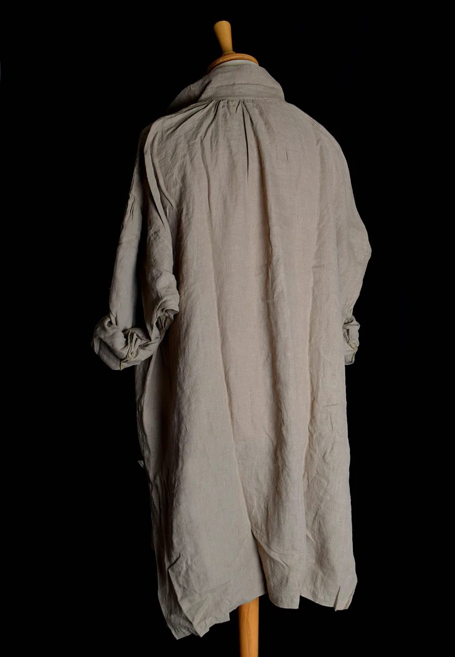 Broken Down C18th Linen Shirt (SH120B) - Image 12
