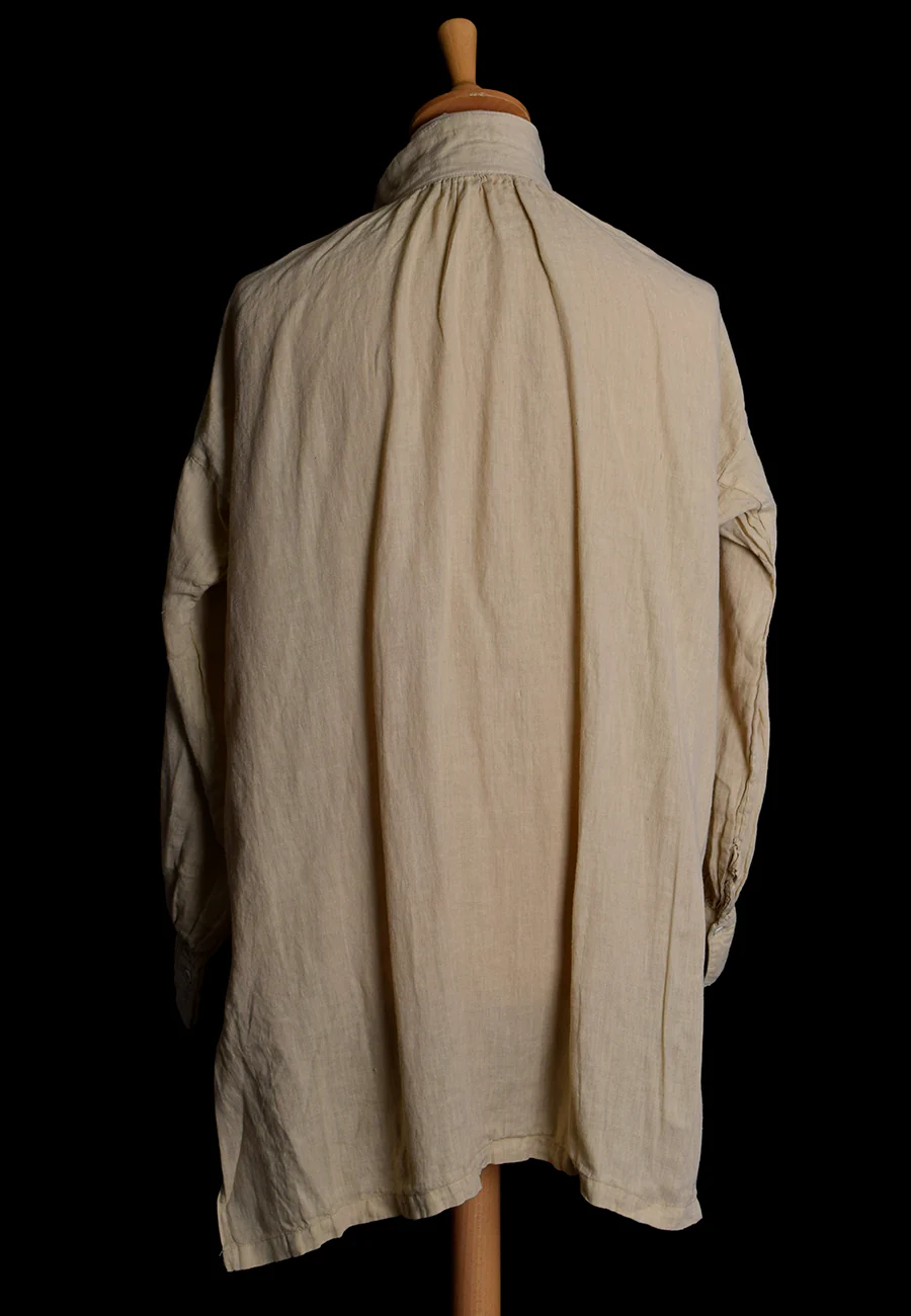 Broken Down C18th Linen Shirt (SH120B) - Image 5