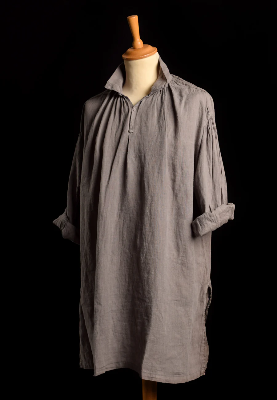 Broken Down C18th Linen Shirt (SH120B) - Image 6