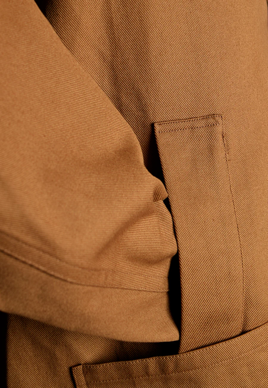 Brown Shop Coat (JA116) - Image 5