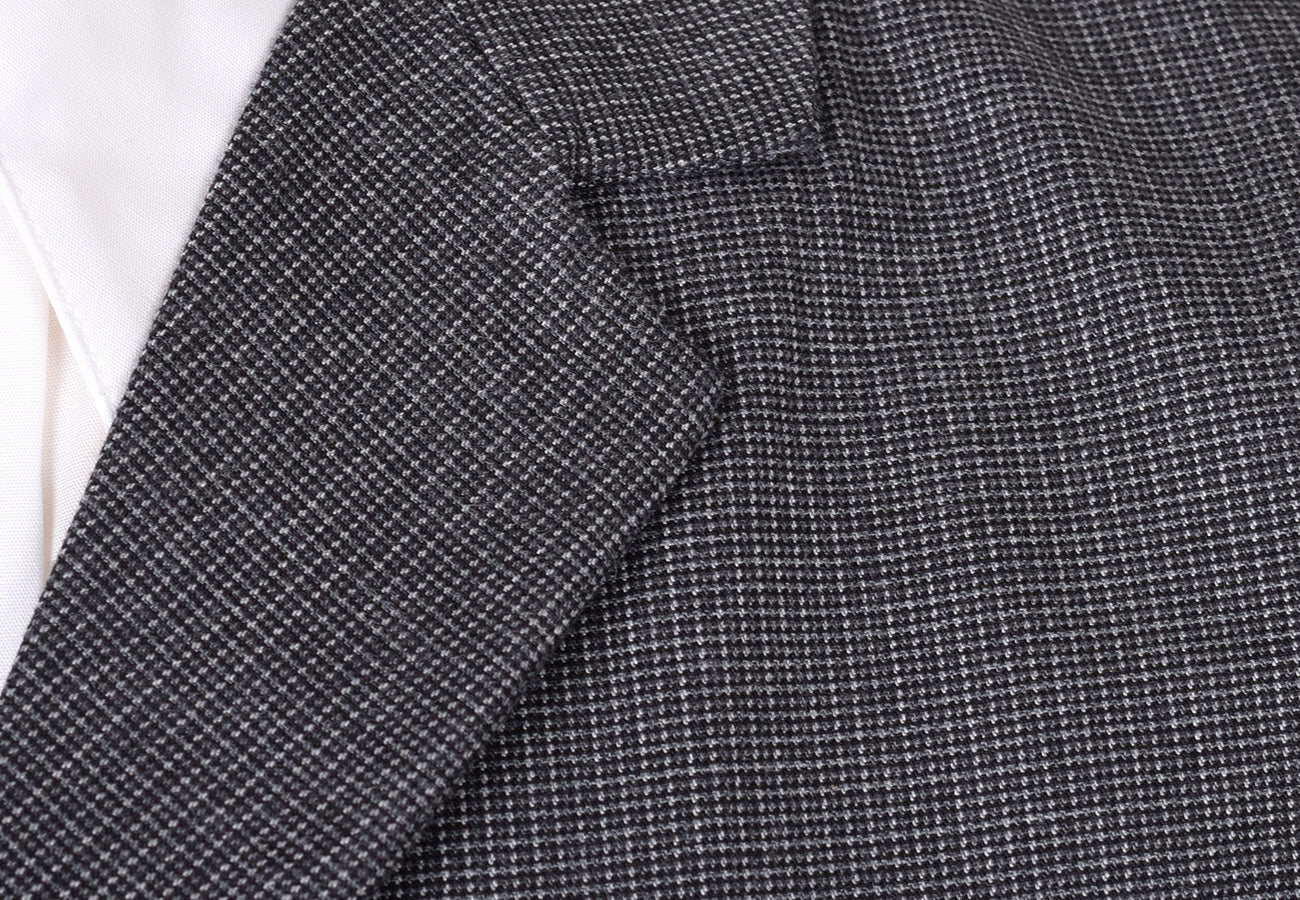 Charcoal Textured Weave Waistcoat (WC360) - Image 3