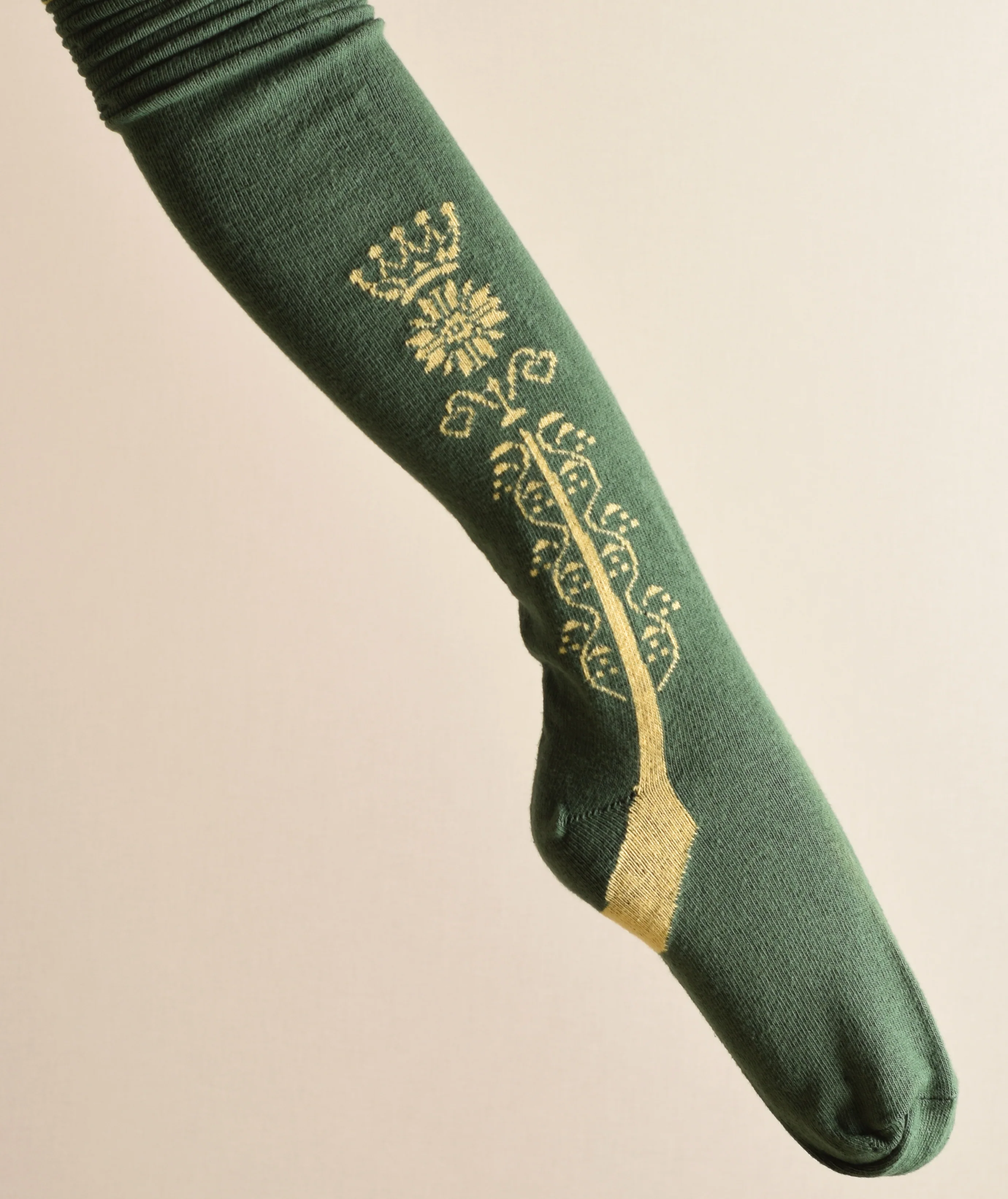 Clocked Cotton Crown Style Stockings (SO160) - Image 3