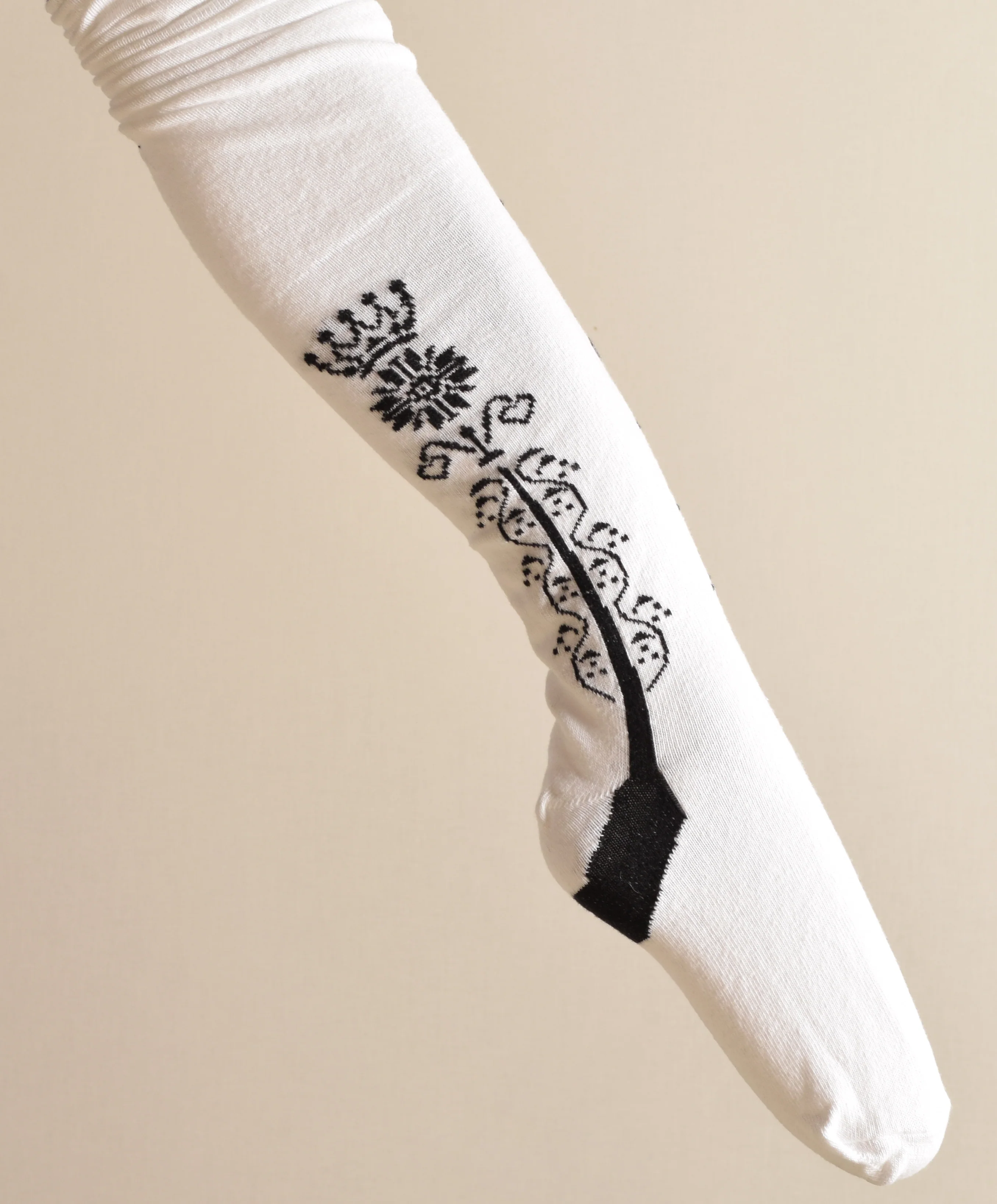 Clocked Cotton Crown Style Stockings (SO160) - Image 4