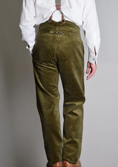 Corduroy Fishtail Back Trousers. 7 colourways (TR600) - Image 10