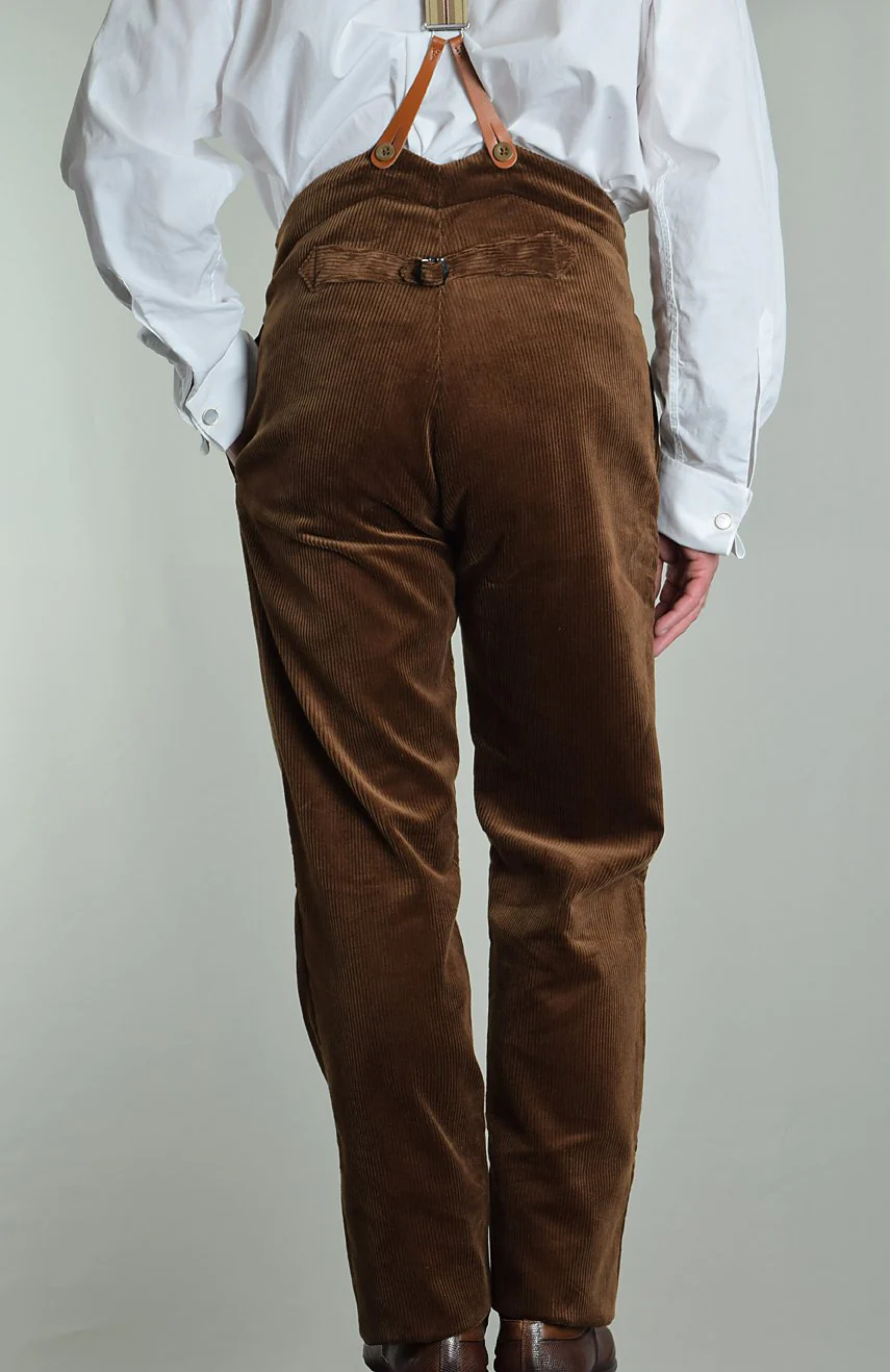 Corduroy Fishtail Back Trousers. 7 colourways (TR600) - Image 12