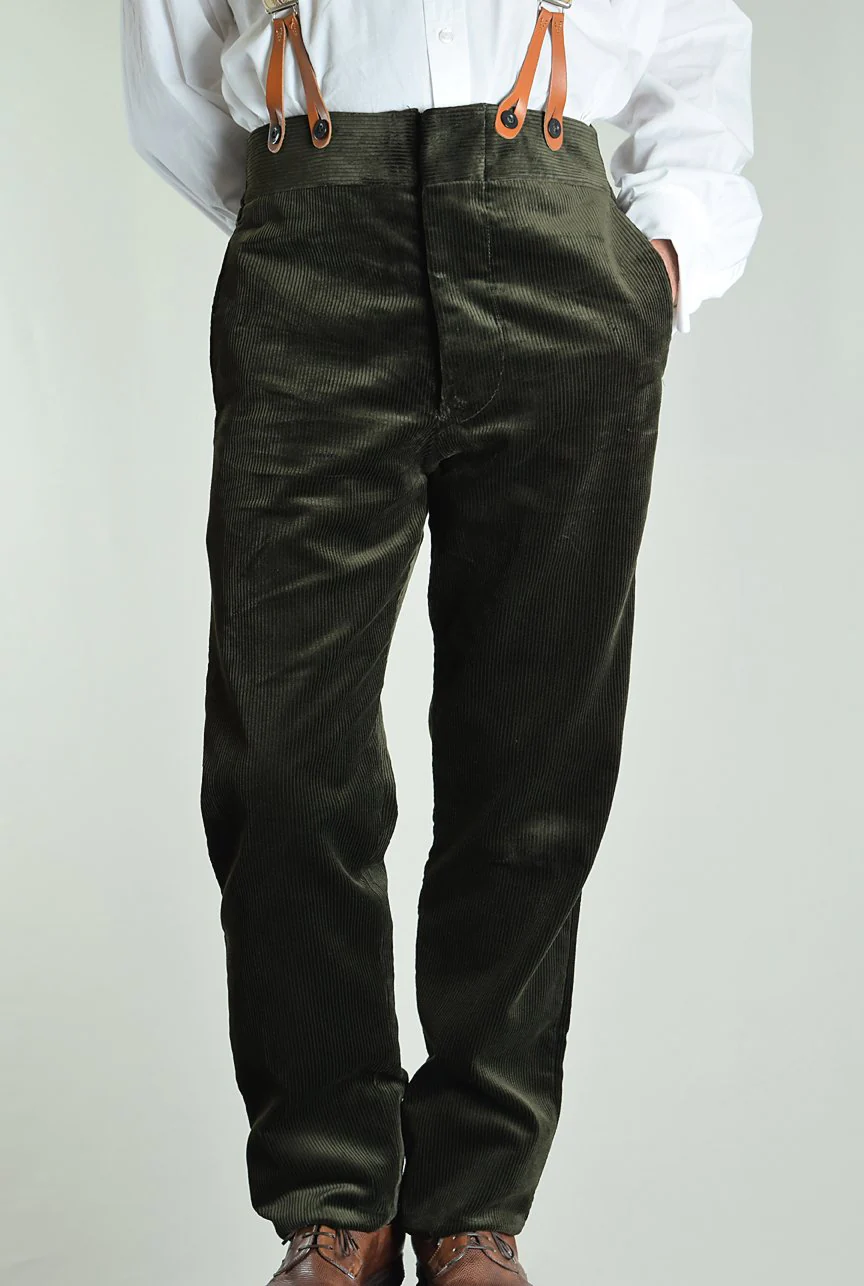 Corduroy Fishtail Back Trousers. 7 colourways (TR600) - Image 5