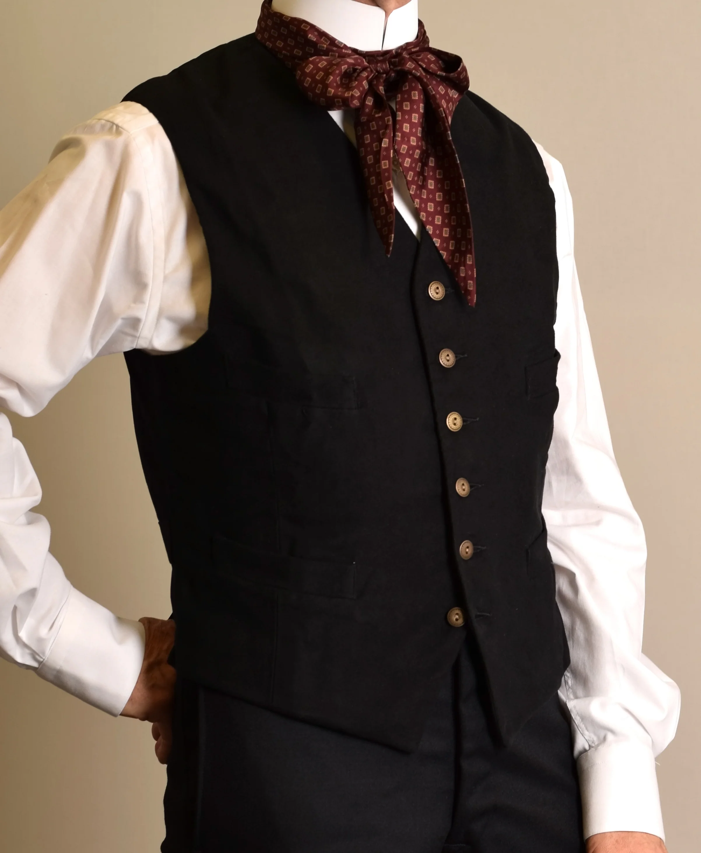 Cotton Moleskin Waistcoats - 6 Colourways (WC700) - Image 7