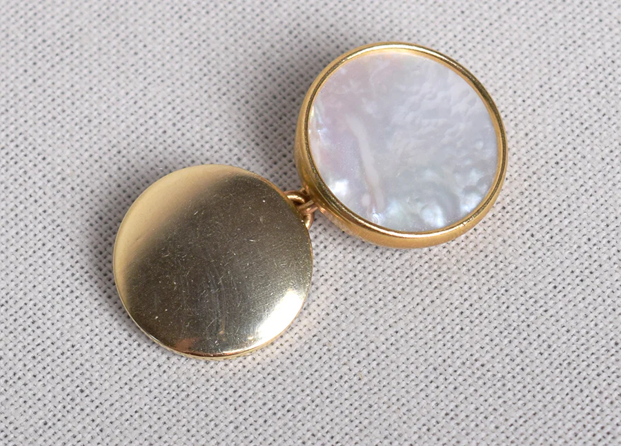 Double Sided Vintage Chain Cuff Links (ST920) - Image 4
