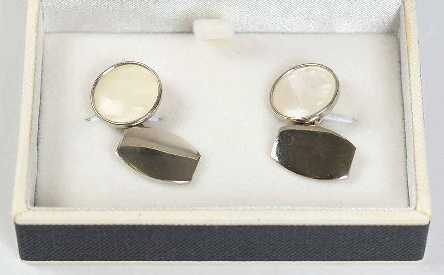Double Sided Vintage Chain Cuff Links (ST920) - Image 6