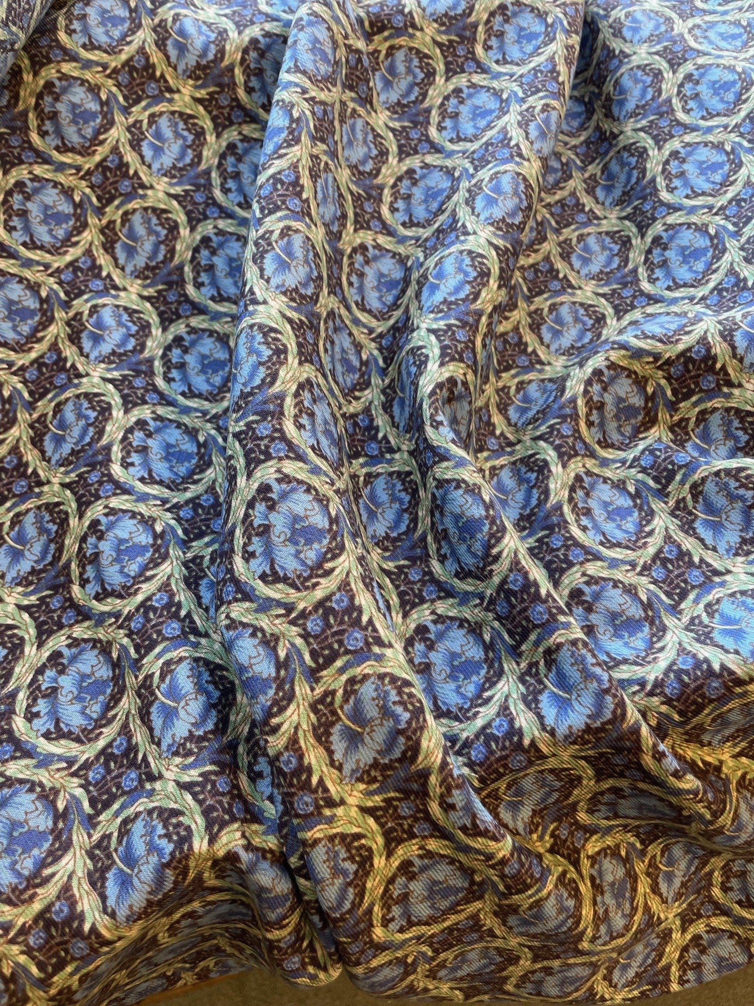 'Elysian' Blue Poppies Liberty Jubilee Fabric (FD-LIB-019) - Image 3