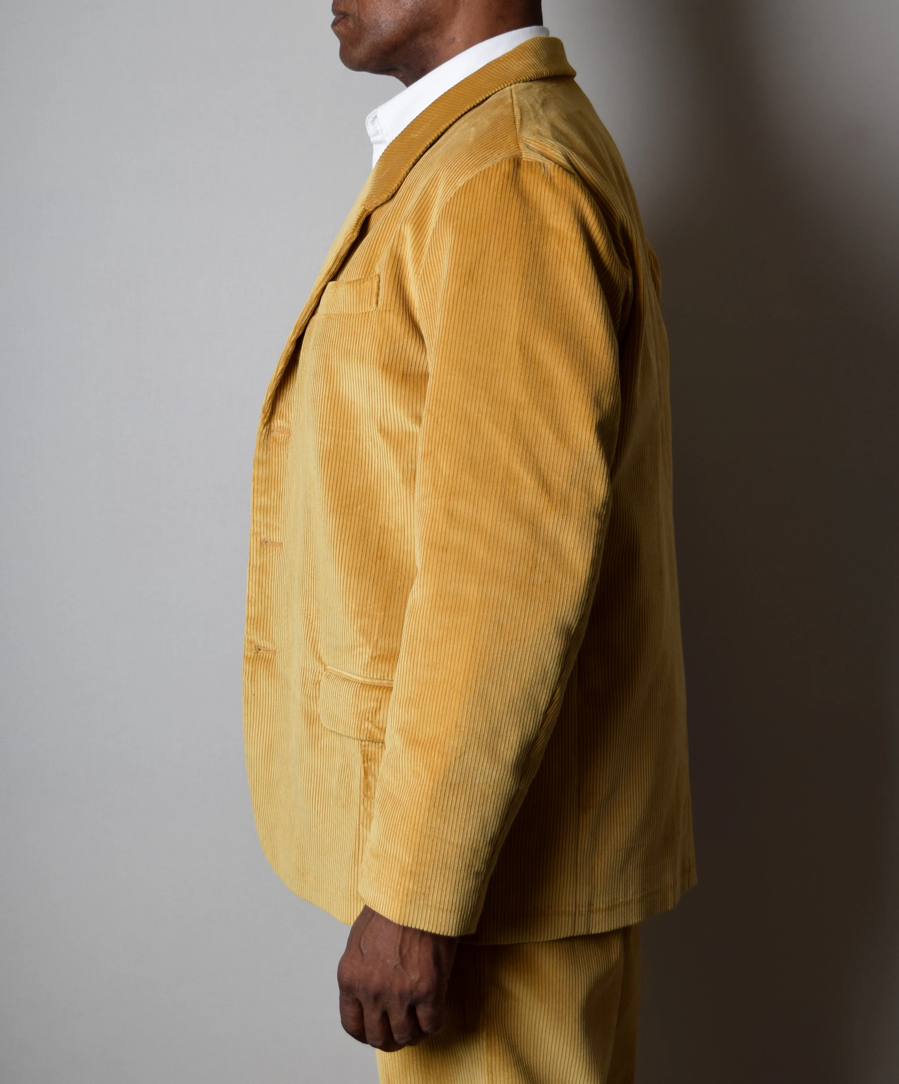 Gold Corduroy Informal Lined C20th Jacket (JA1920-G) - Image 4
