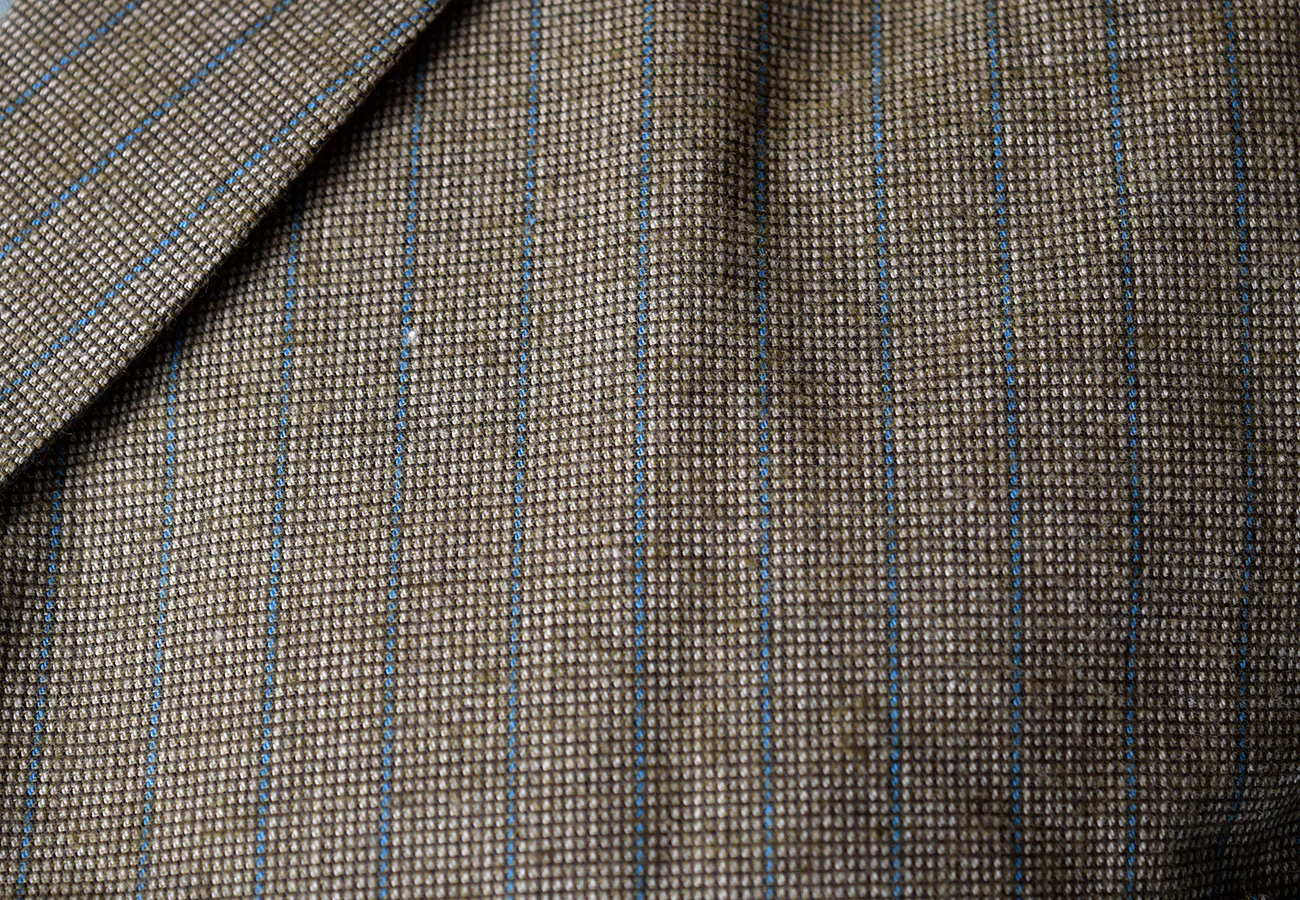 Olive/Blue Stripe Jacket (JA305) - Image 5