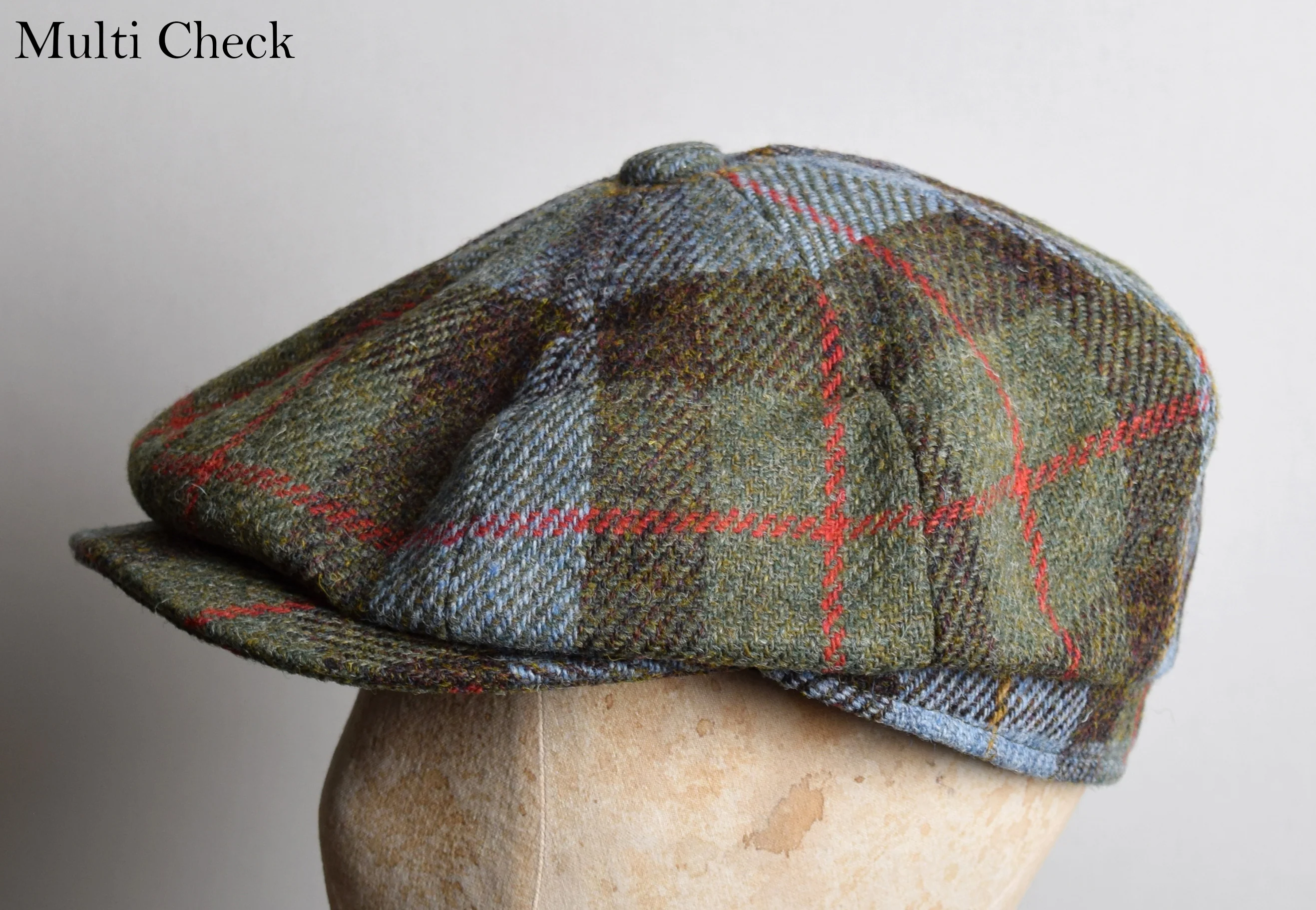 Harris Tweed Traditional Eight Piece Cap (HA154) - Image 2