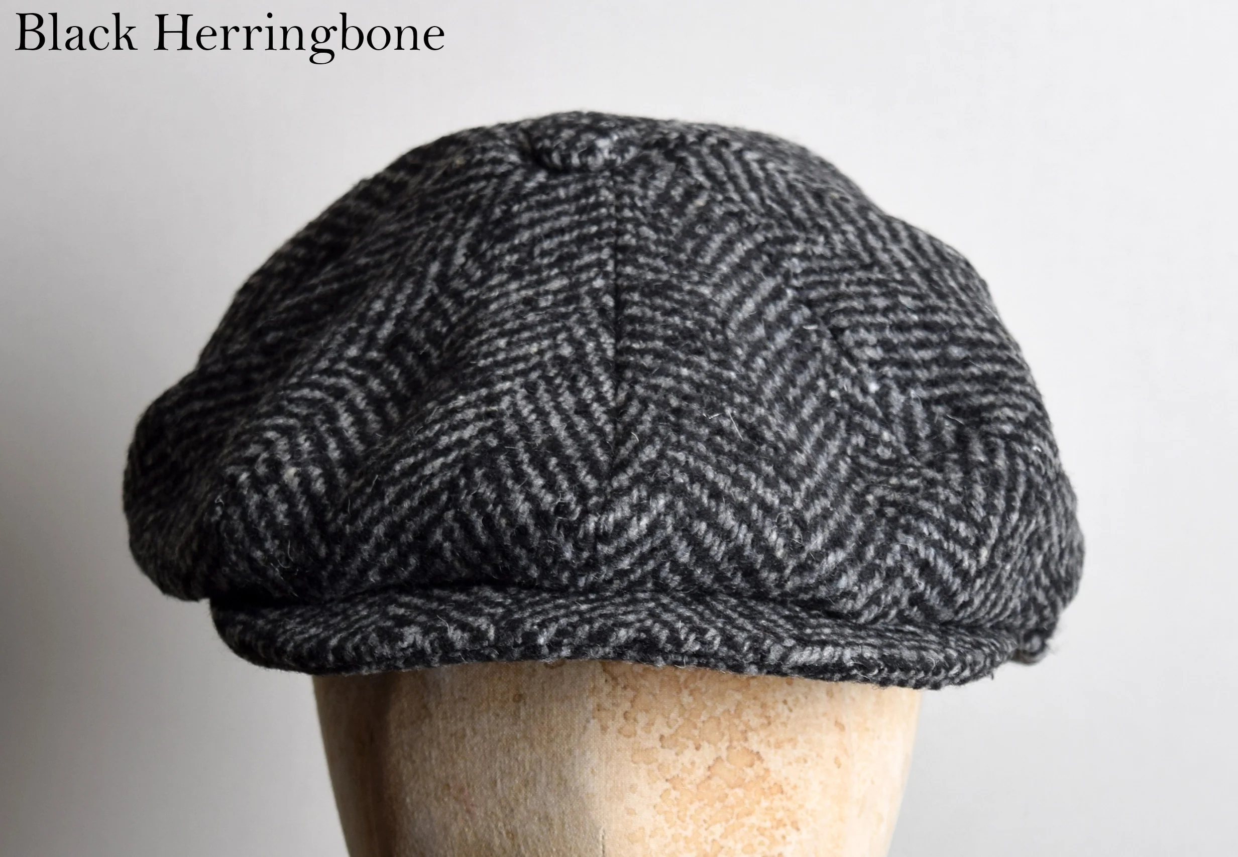 Large Scale Herringbone Traditional Eight Piece Cap (HA152) - Image 2