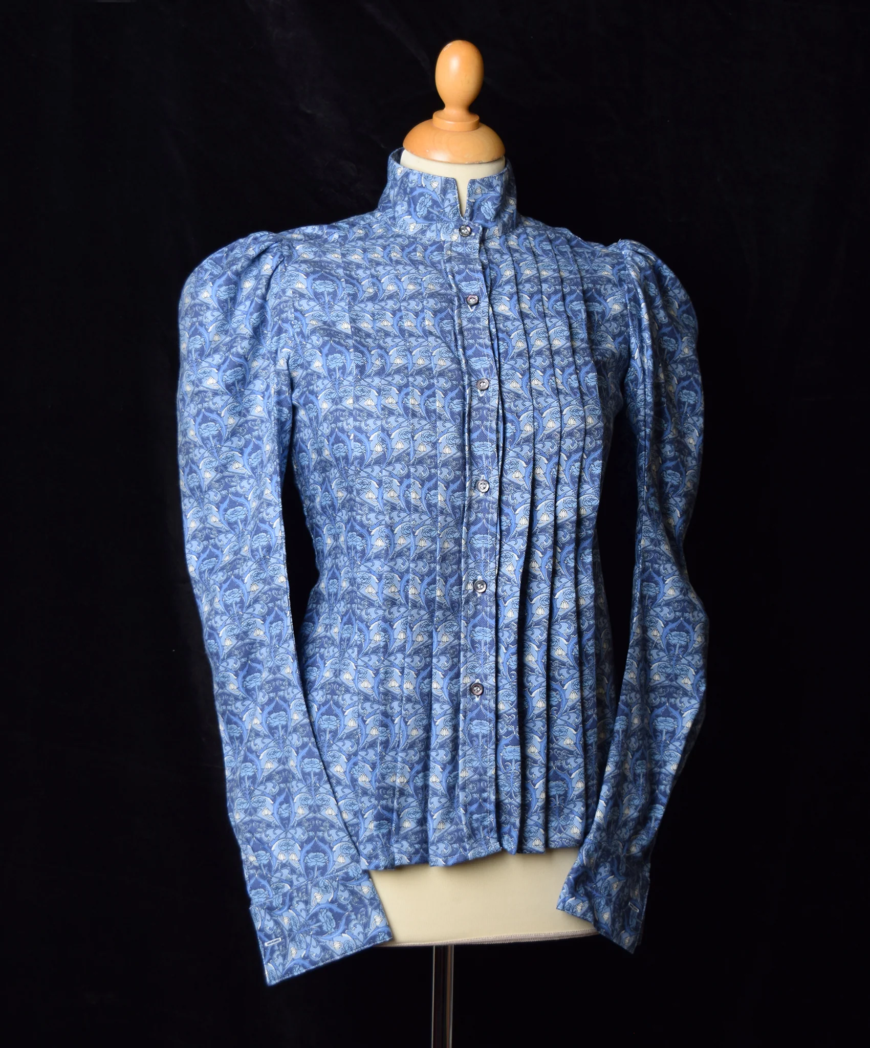 Liberty Print Fabric Ladies Victorian Blouse (BL002) - Image 13