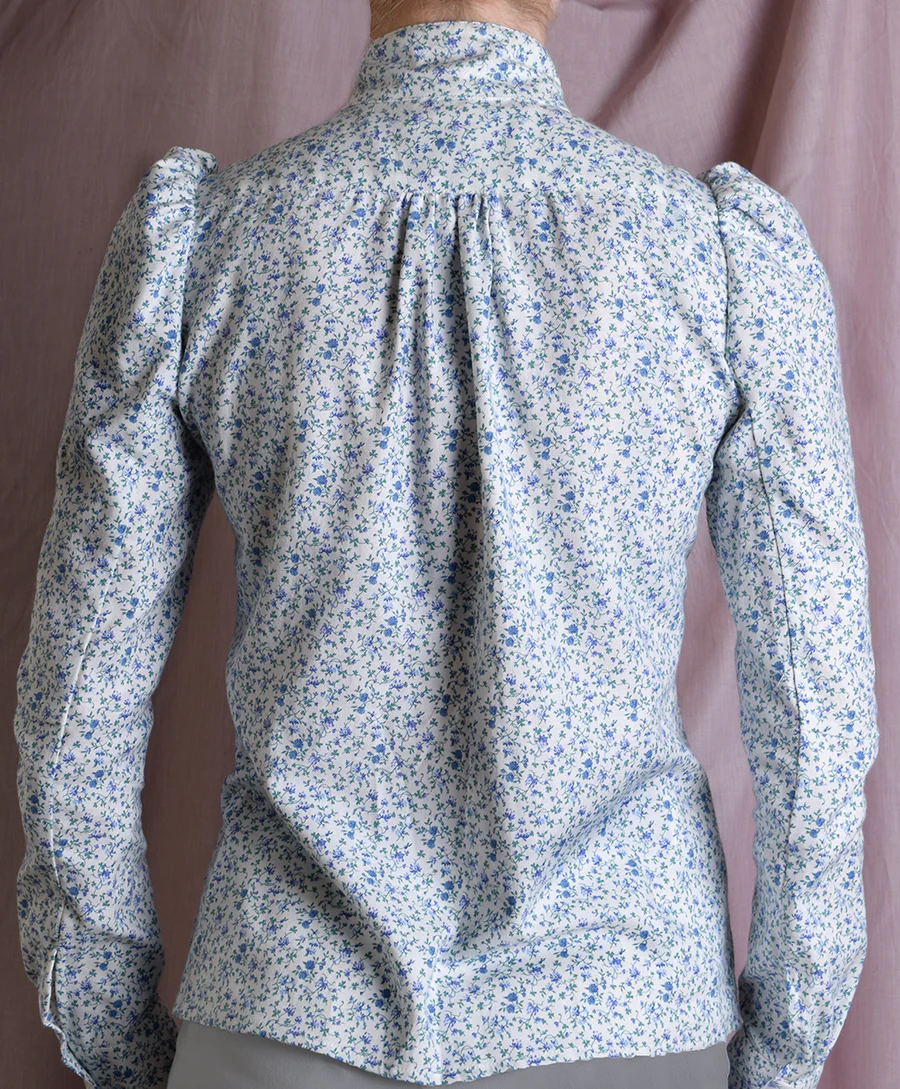 Liberty Print Fabric Ladies Victorian Blouse (BL002) - Image 3