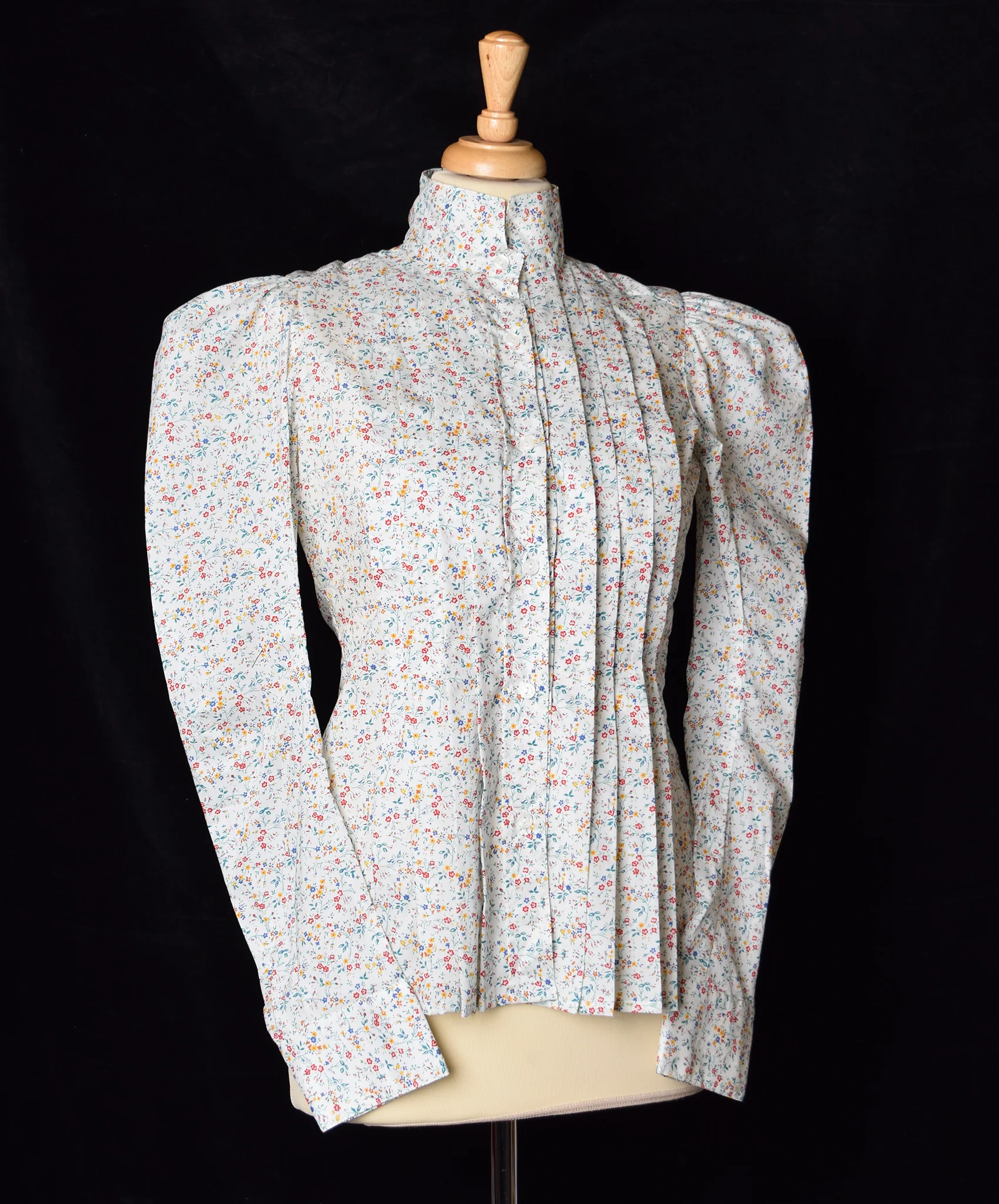 Liberty Print Fabric Ladies Victorian Blouse (BL002) - Image 4