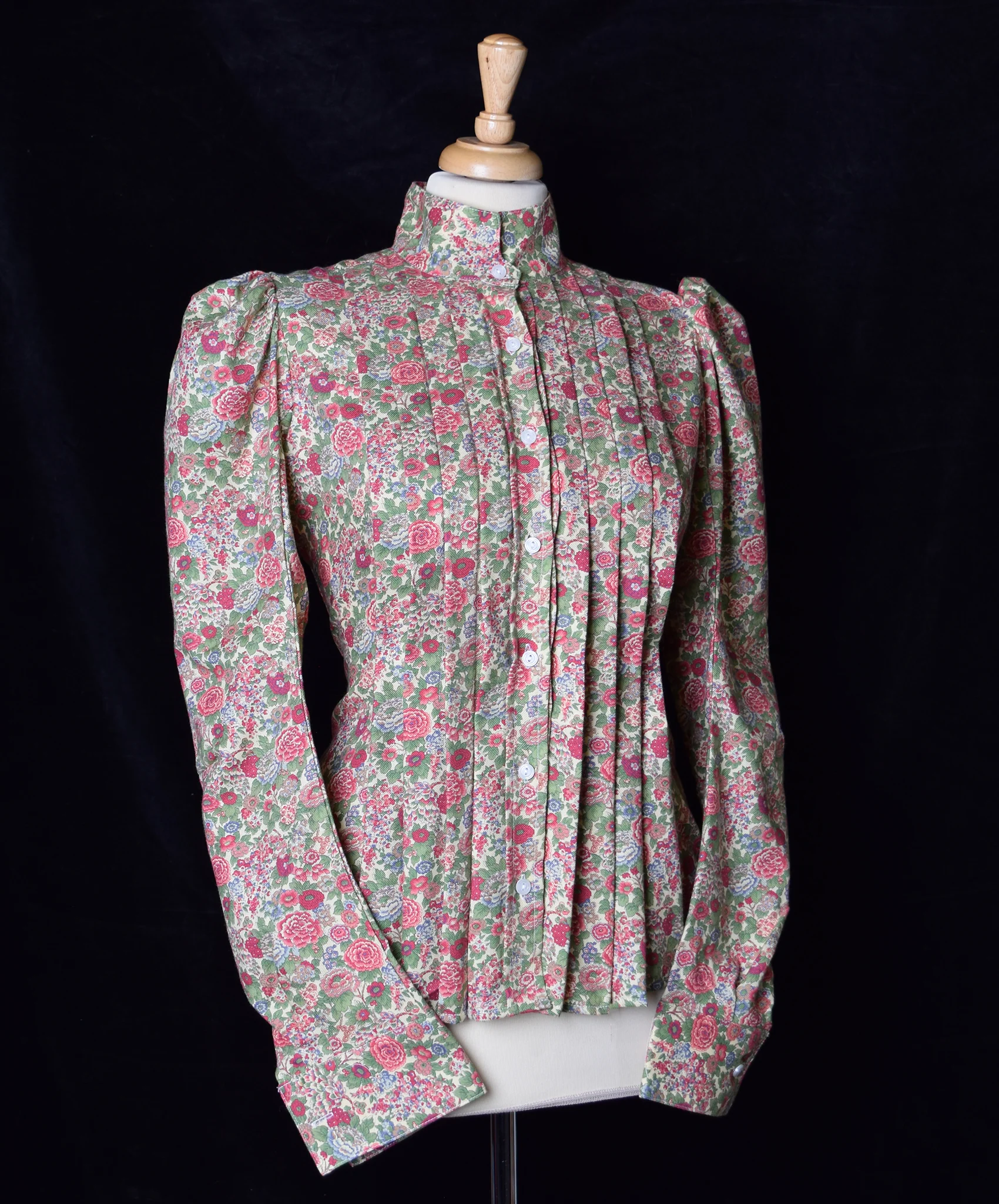 Liberty Print Fabric Ladies Victorian Blouse (BL002) - Image 5