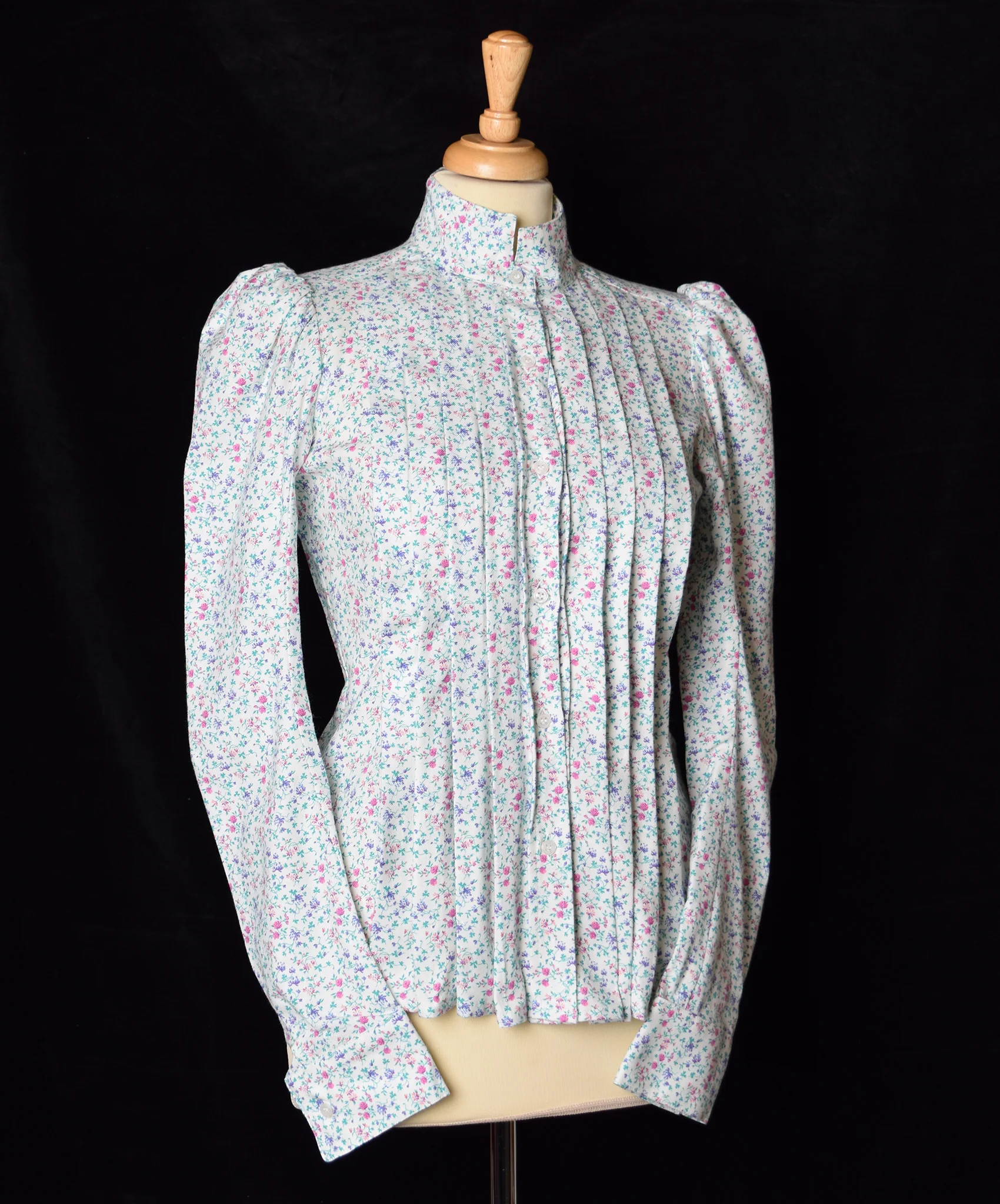 Liberty Print Fabric Ladies Victorian Blouse (BL002) - Image 6