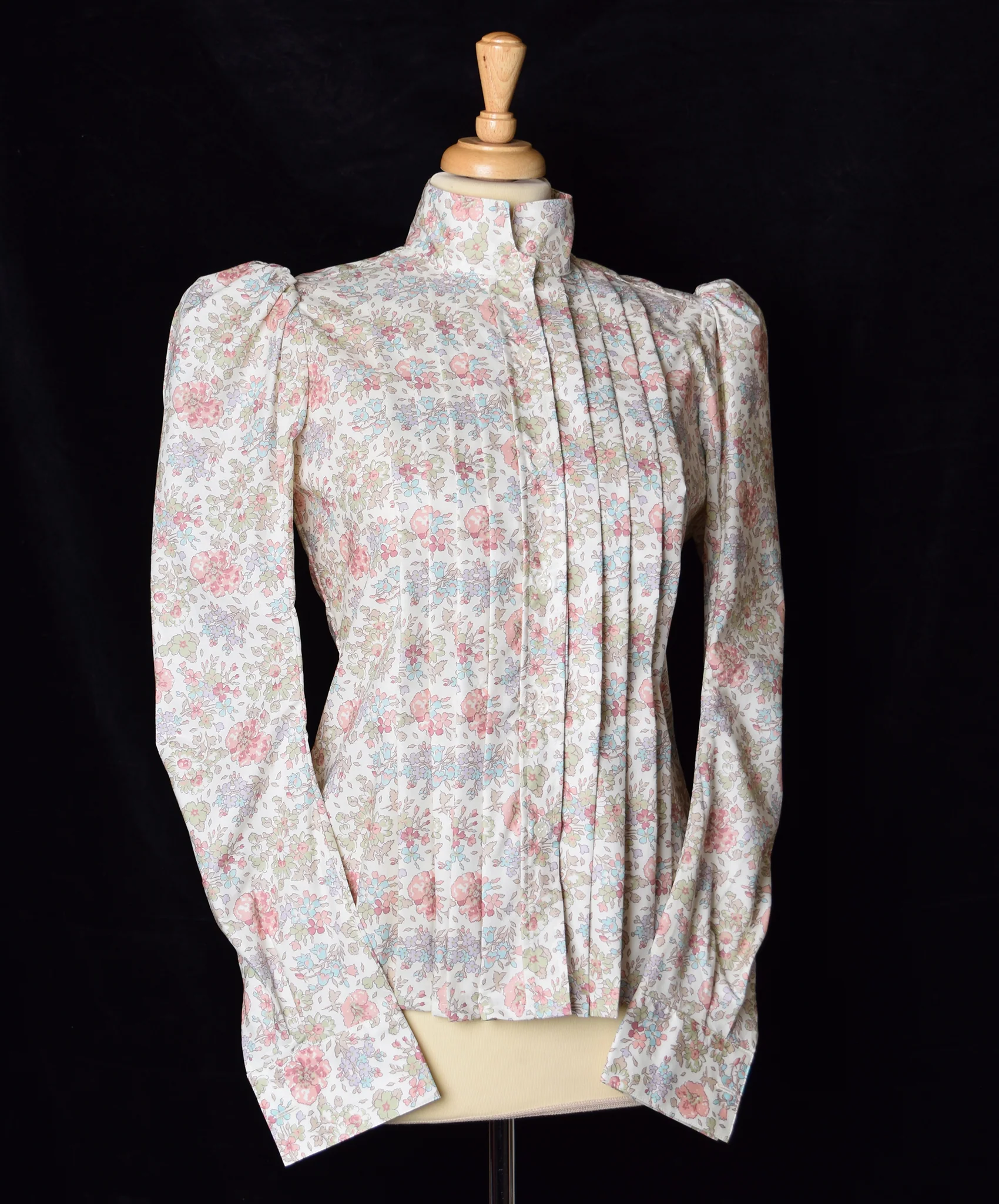 Liberty Print Fabric Ladies Victorian Blouse (BL002) - Image 8