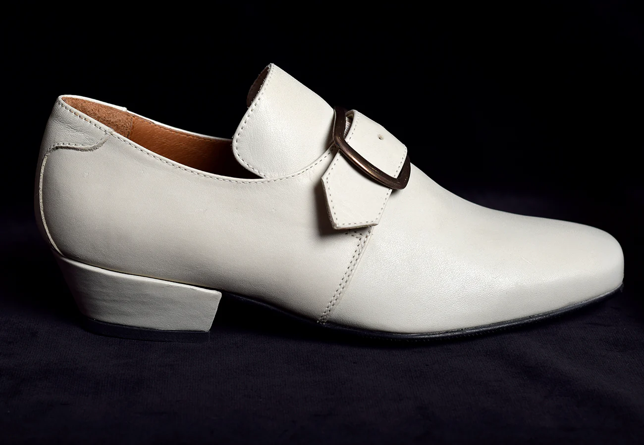 Men's C18th Buckle Shoes Stone (SPM1750W) - Image 4