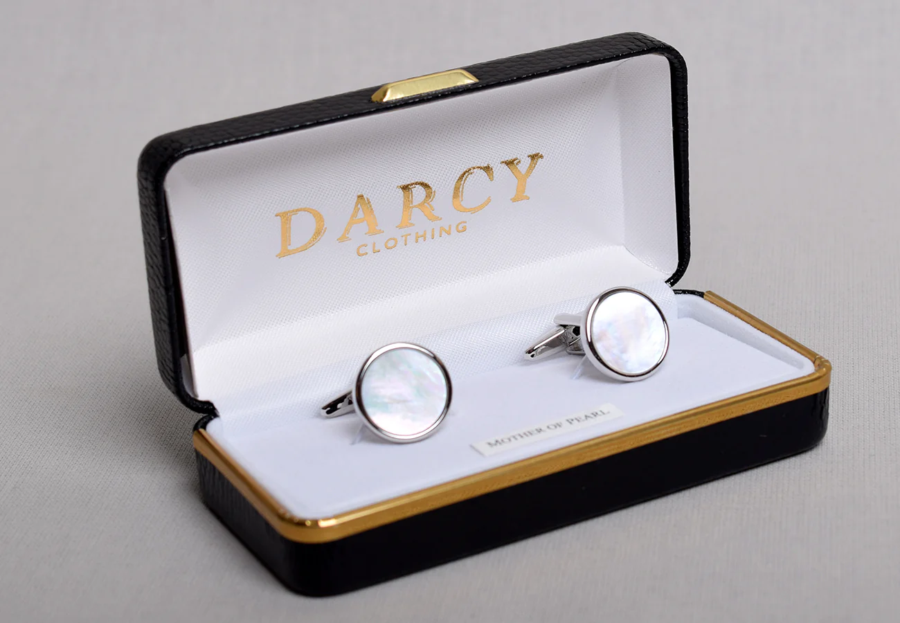 Gilt and Silver Cuff Links (ST915) - Image 5