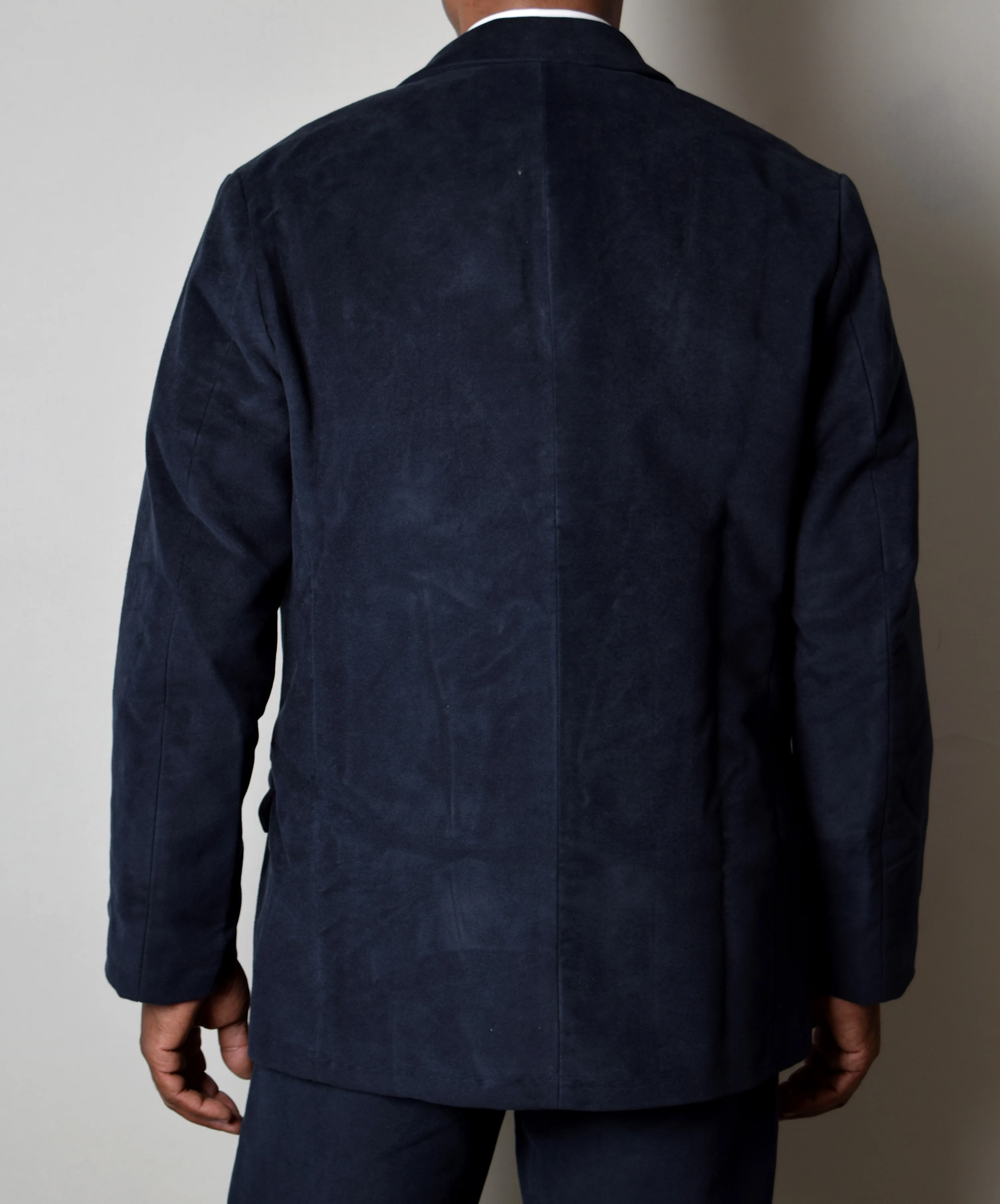 Navy Moleskin Informal Lined C20th Jacket (JA1920-N) - Image 3