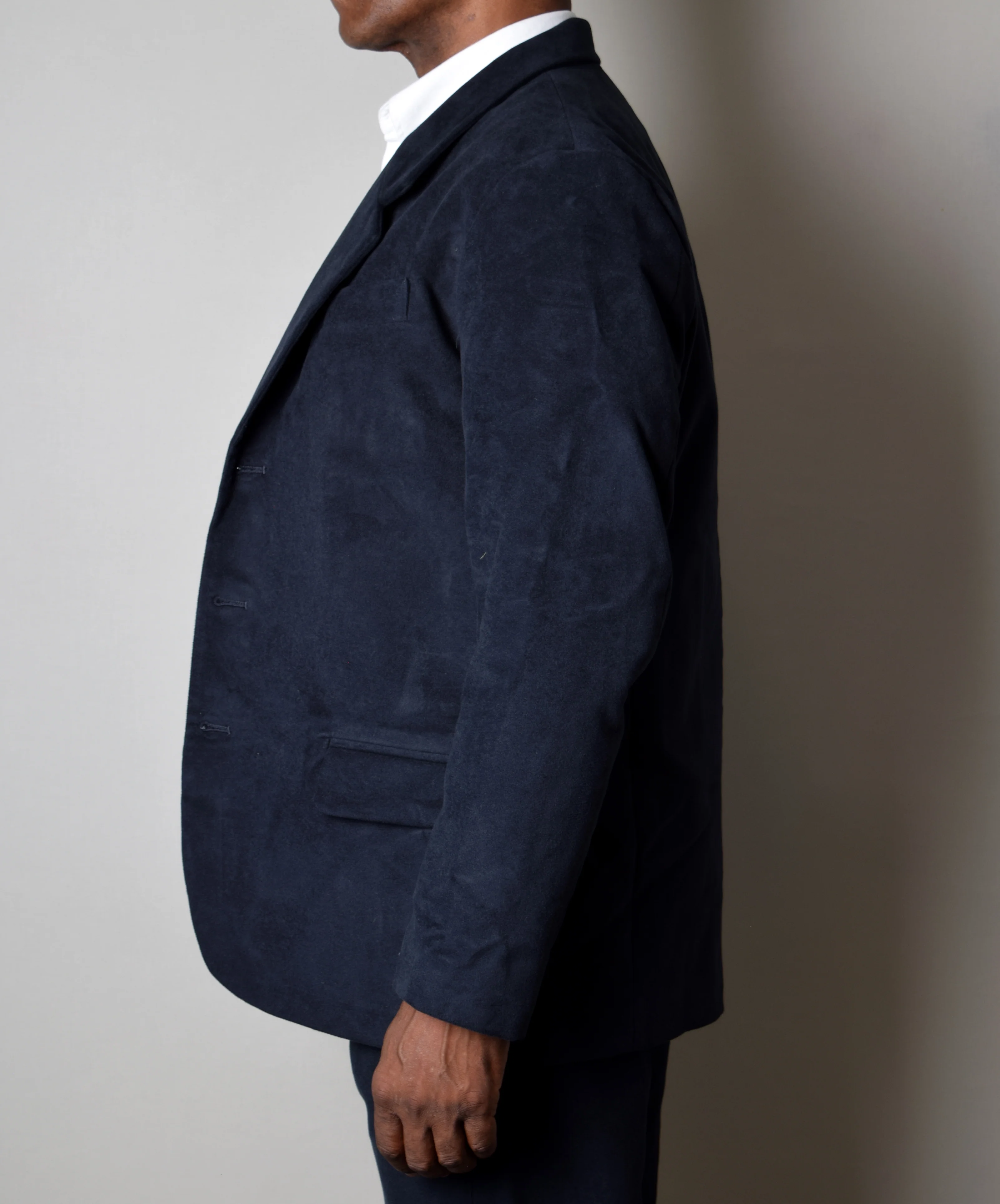 Navy Moleskin Informal Lined C20th Jacket (JA1920-N) - Image 4