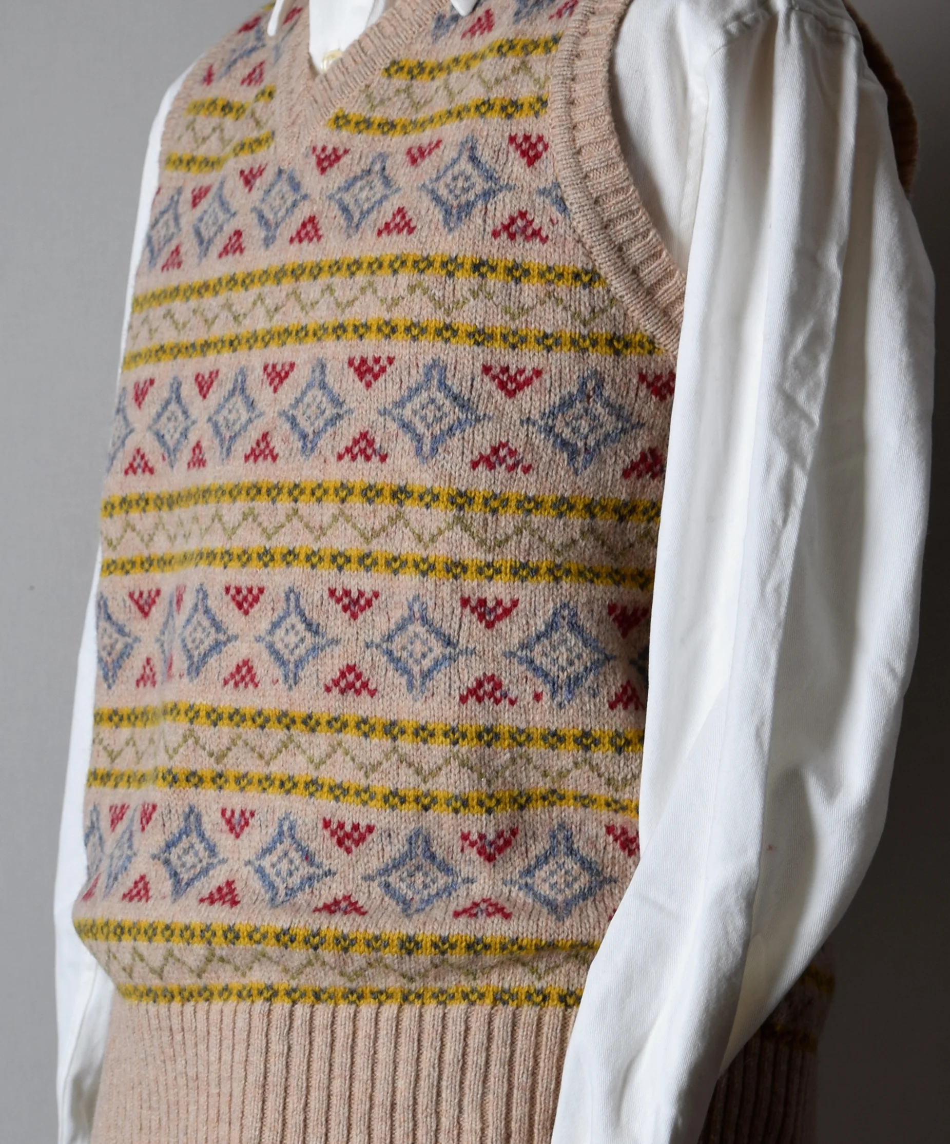 Peter Wool Fair Isle Slipover (KN133) - Image 2