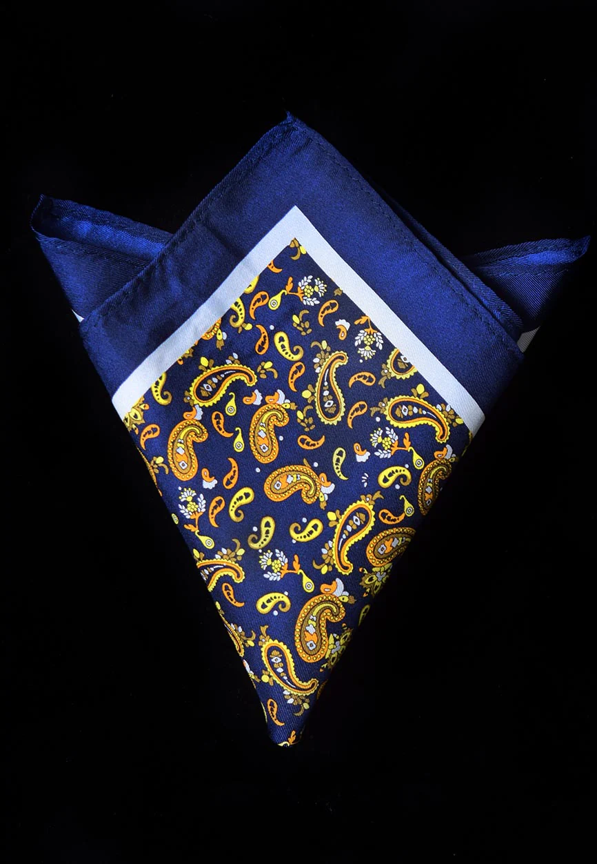 Printed Silk Pocket Square (HA96K) - Image 12