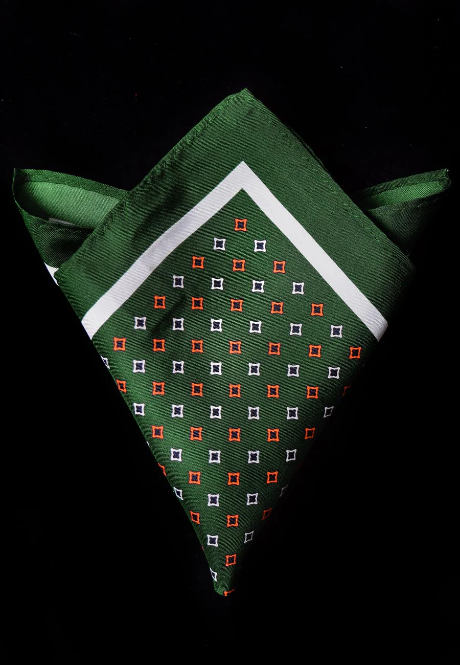 Printed Silk Pocket Square (HA96K) - Image 13
