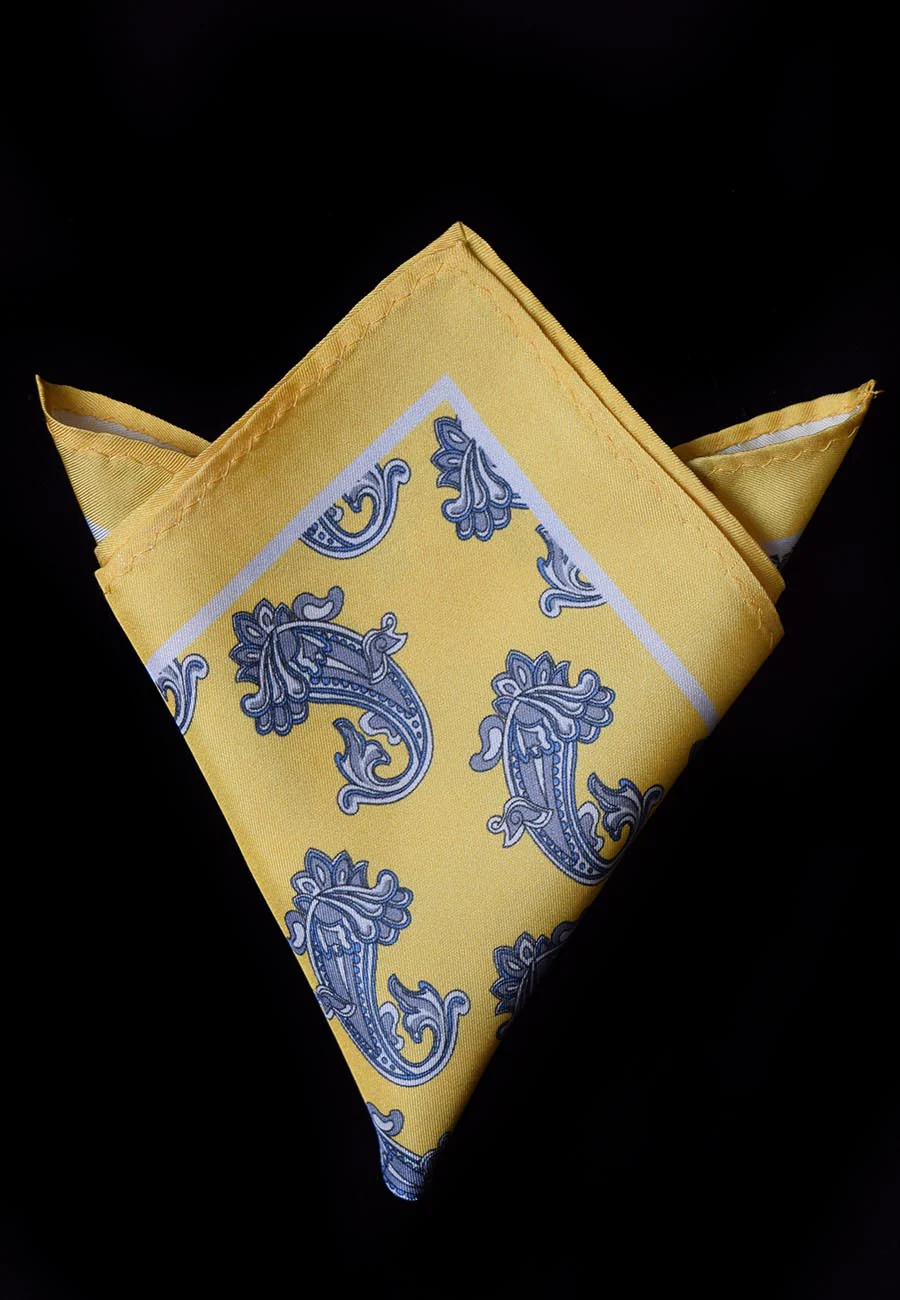 Printed Silk Pocket Square (HA96K) - Image 14