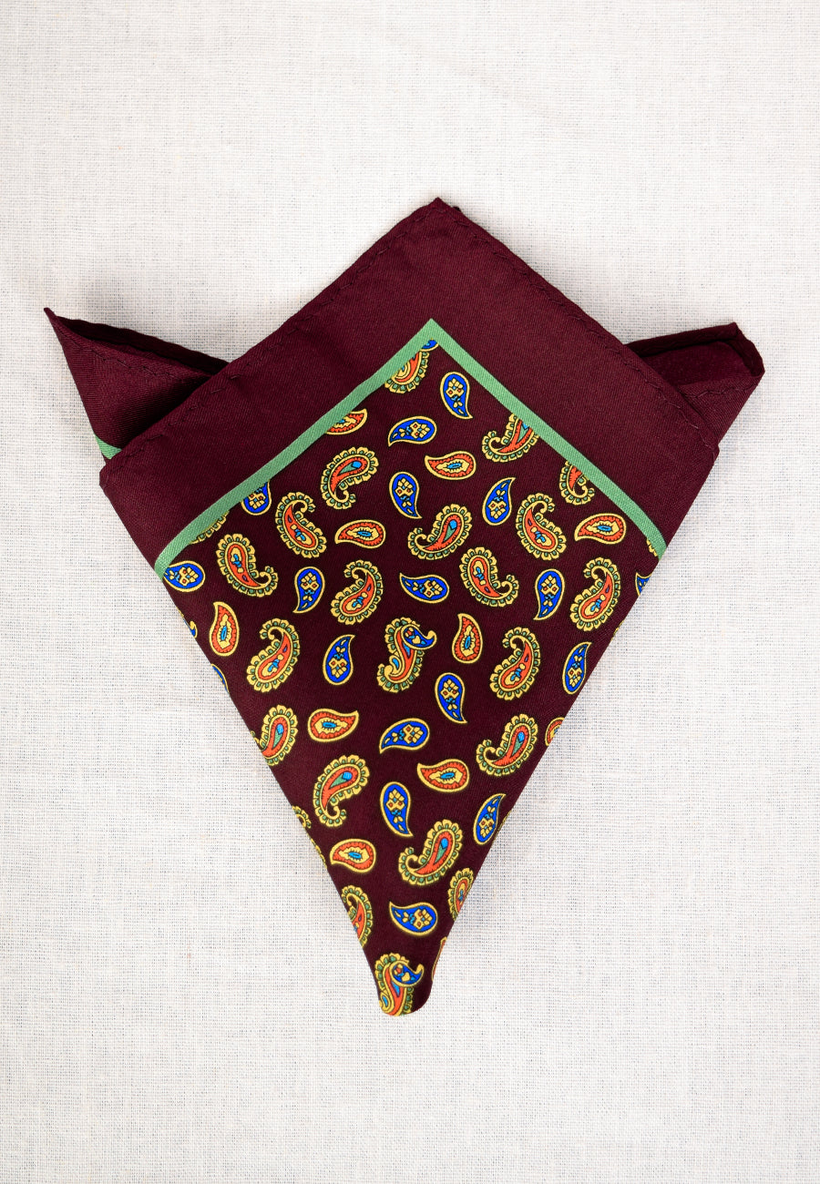 Printed Silk Pocket Square (HA96K) - Image 8