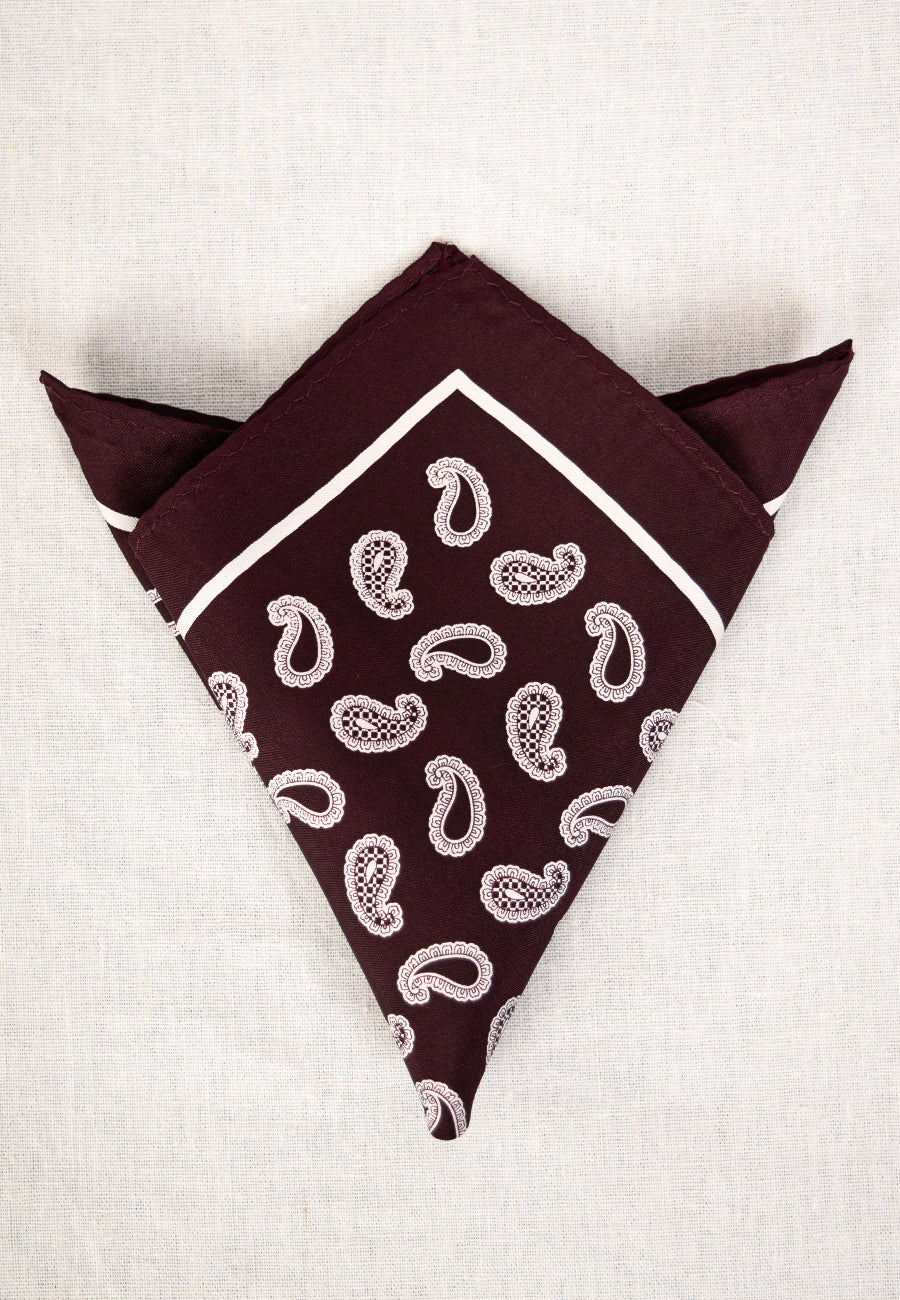 Printed Silk Pocket Square (HA96K) - Image 9