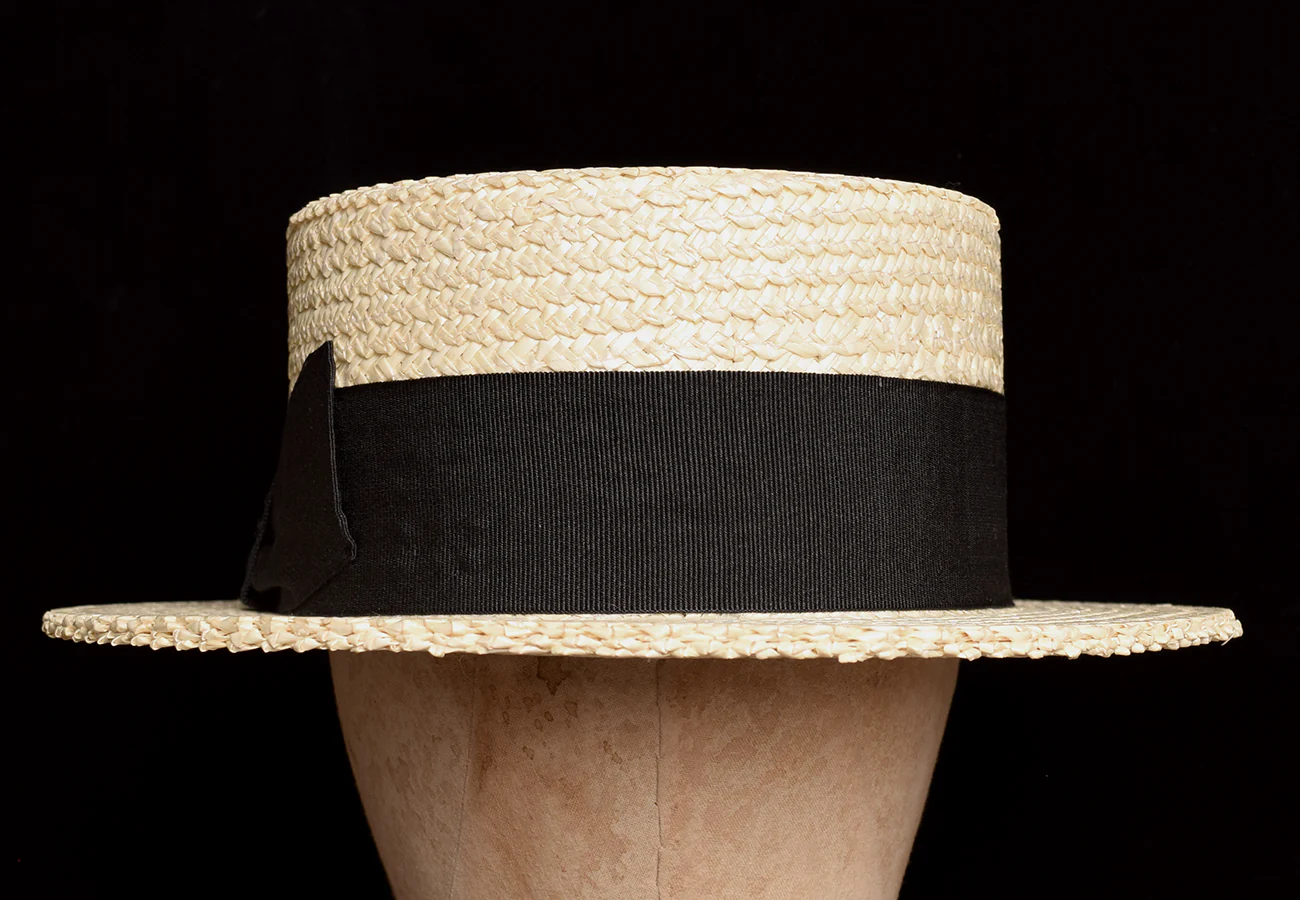 Traditional Straw Boater Hat (HA112) - Image 4