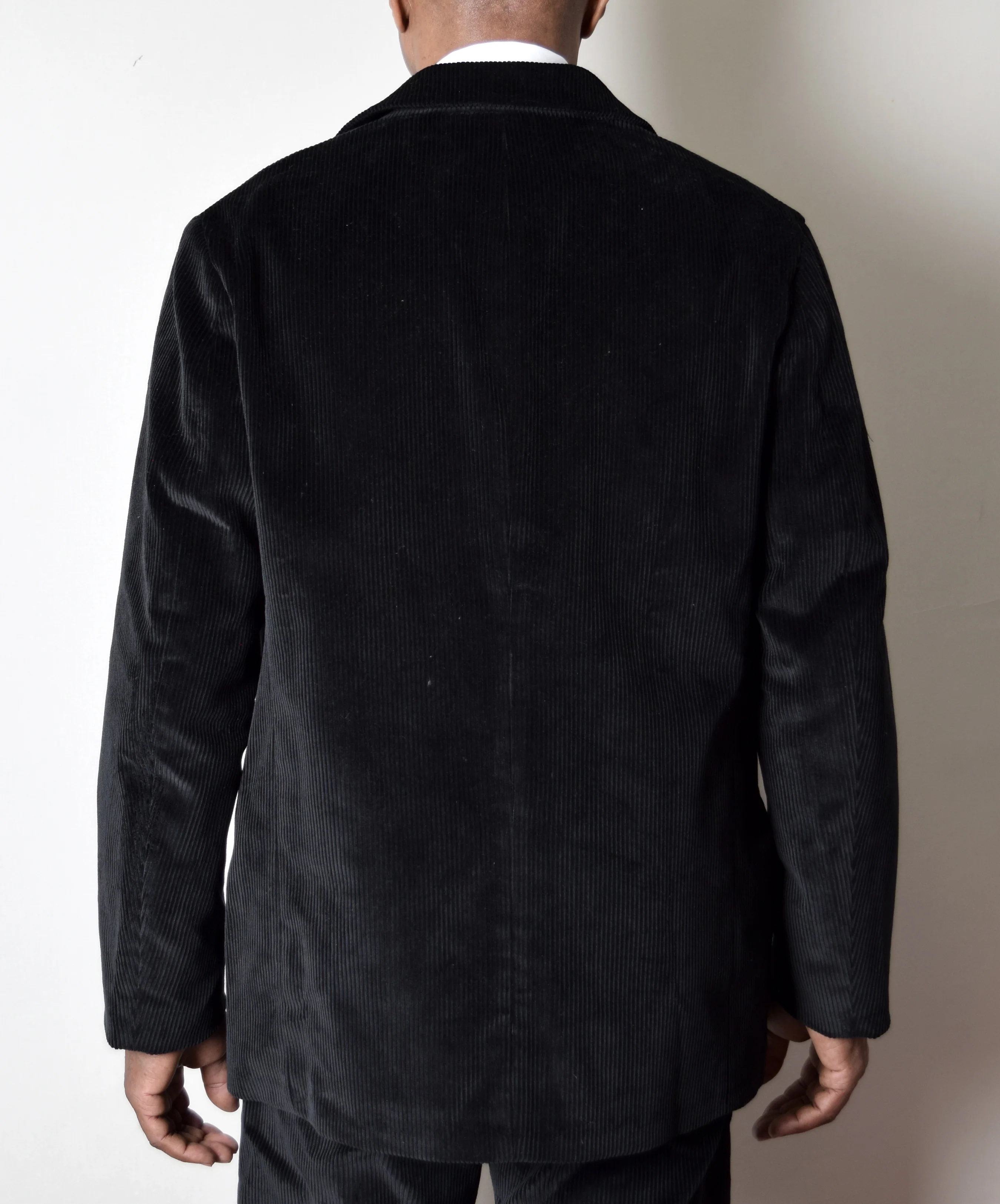 Black Corduroy Informal Lined C20th Jacket (JA1920-BC) - Image 3