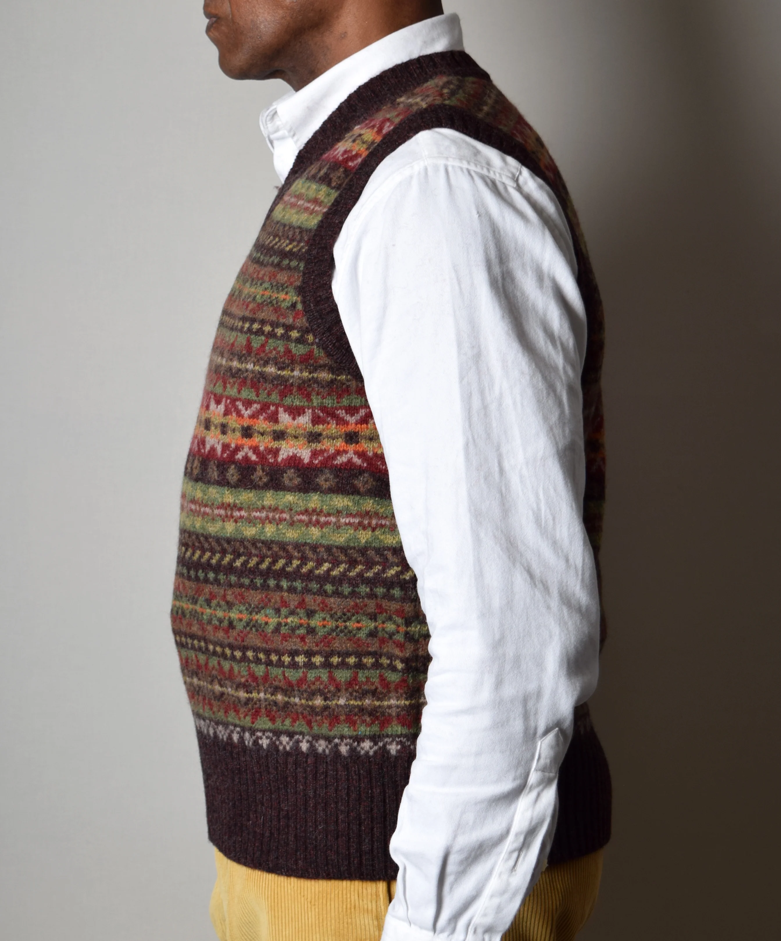Turin Wool Fair Isle Slipover (KN131) - Image 4