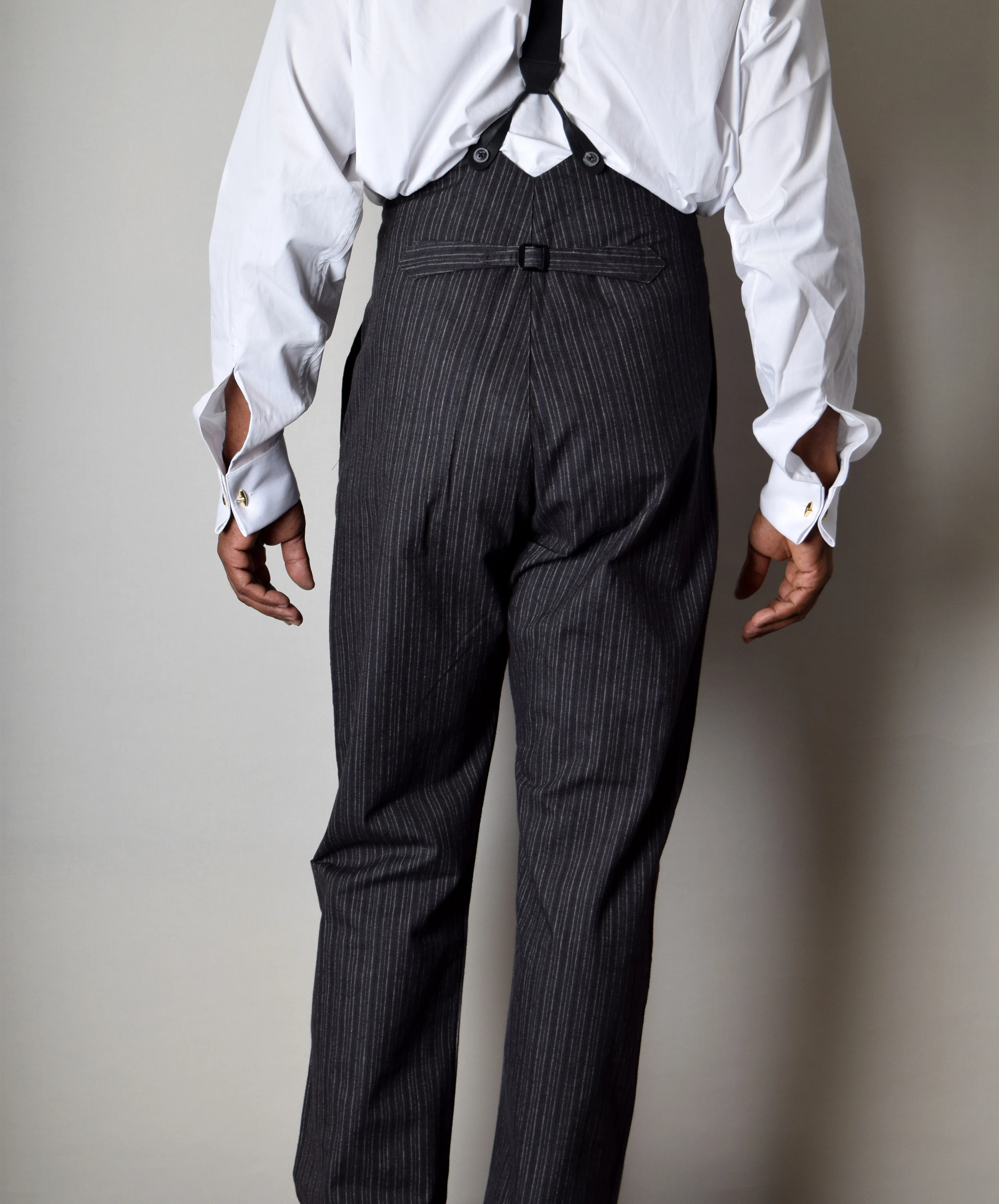 Western Stripe Fishtail Back Trousers (TR1200) - Image 3