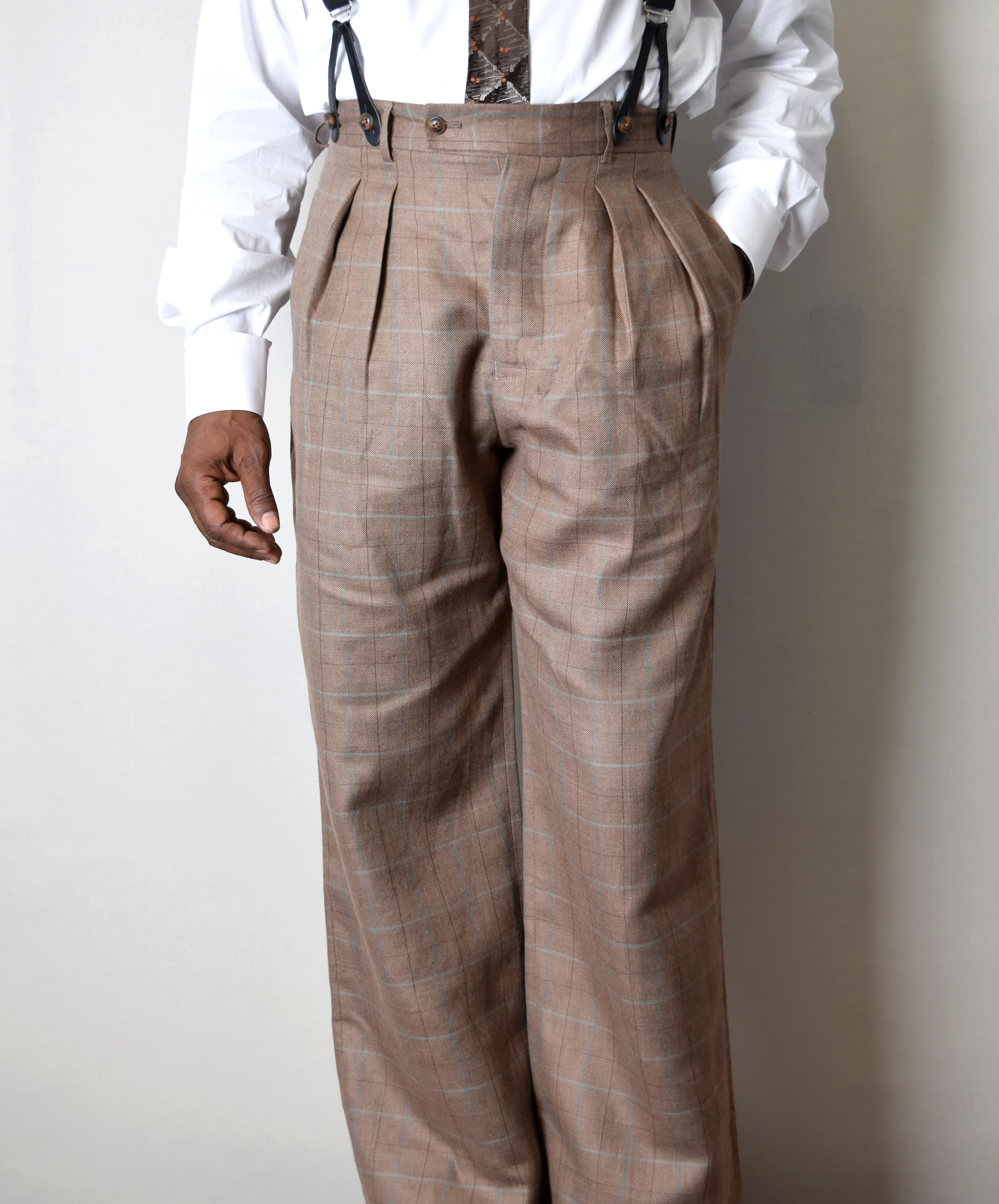 Limited Edition Pleated Front Trousers (TR1920-L) - Image 2